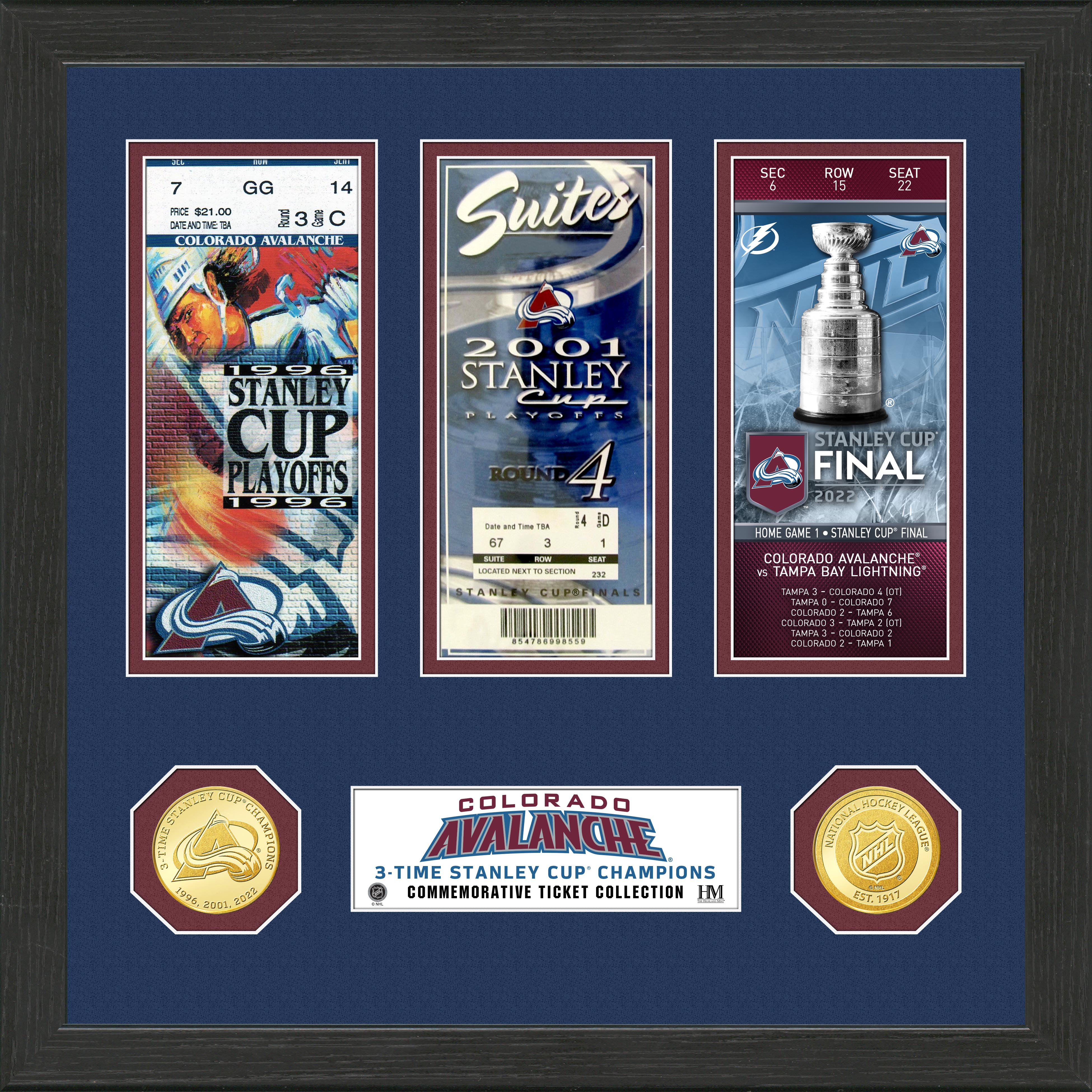 Avalanche 2022 Stanley Cup Champions Legacy Frame