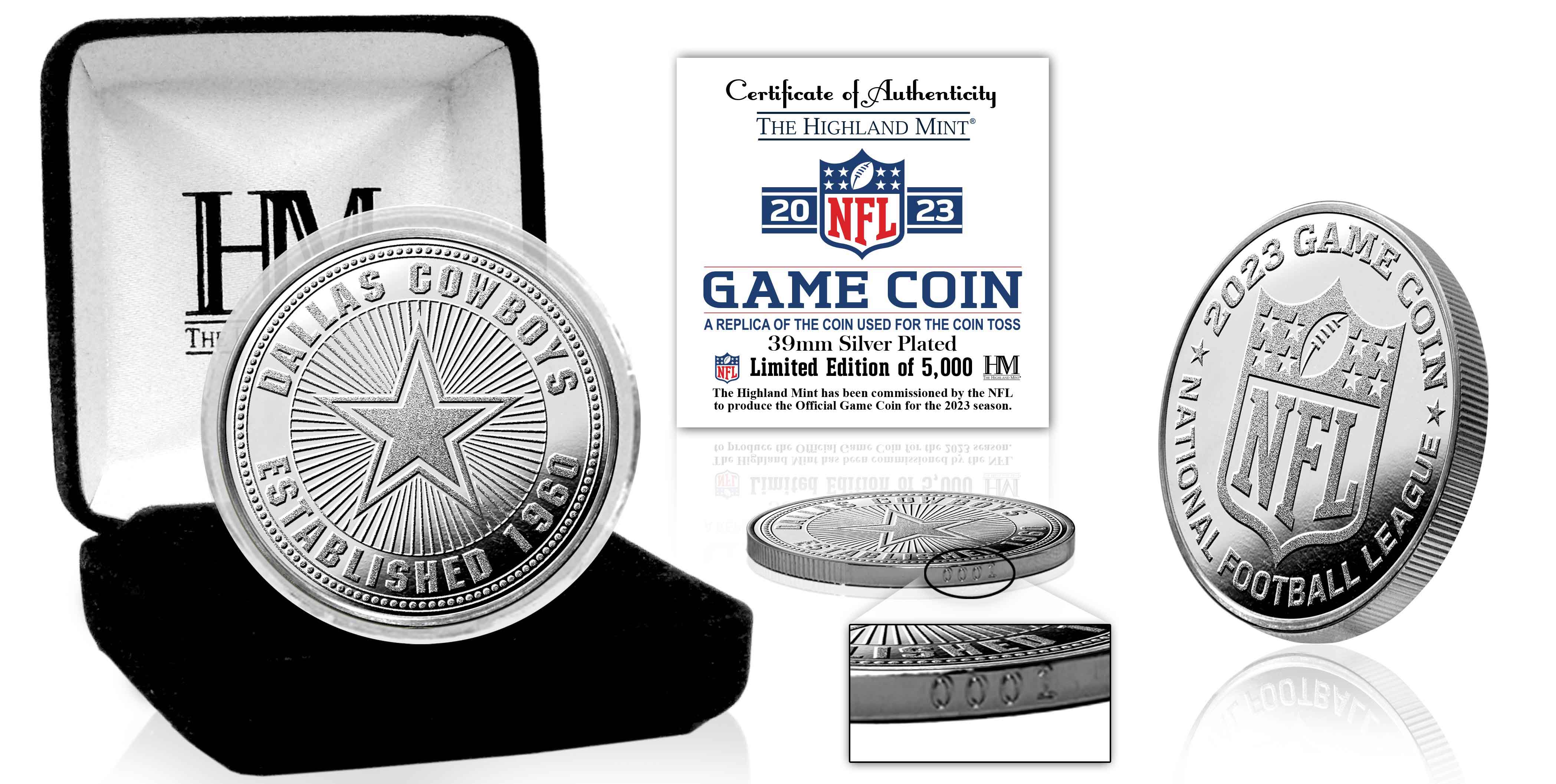 Dallas Cowboys 2023 NFL Game Flip Coin