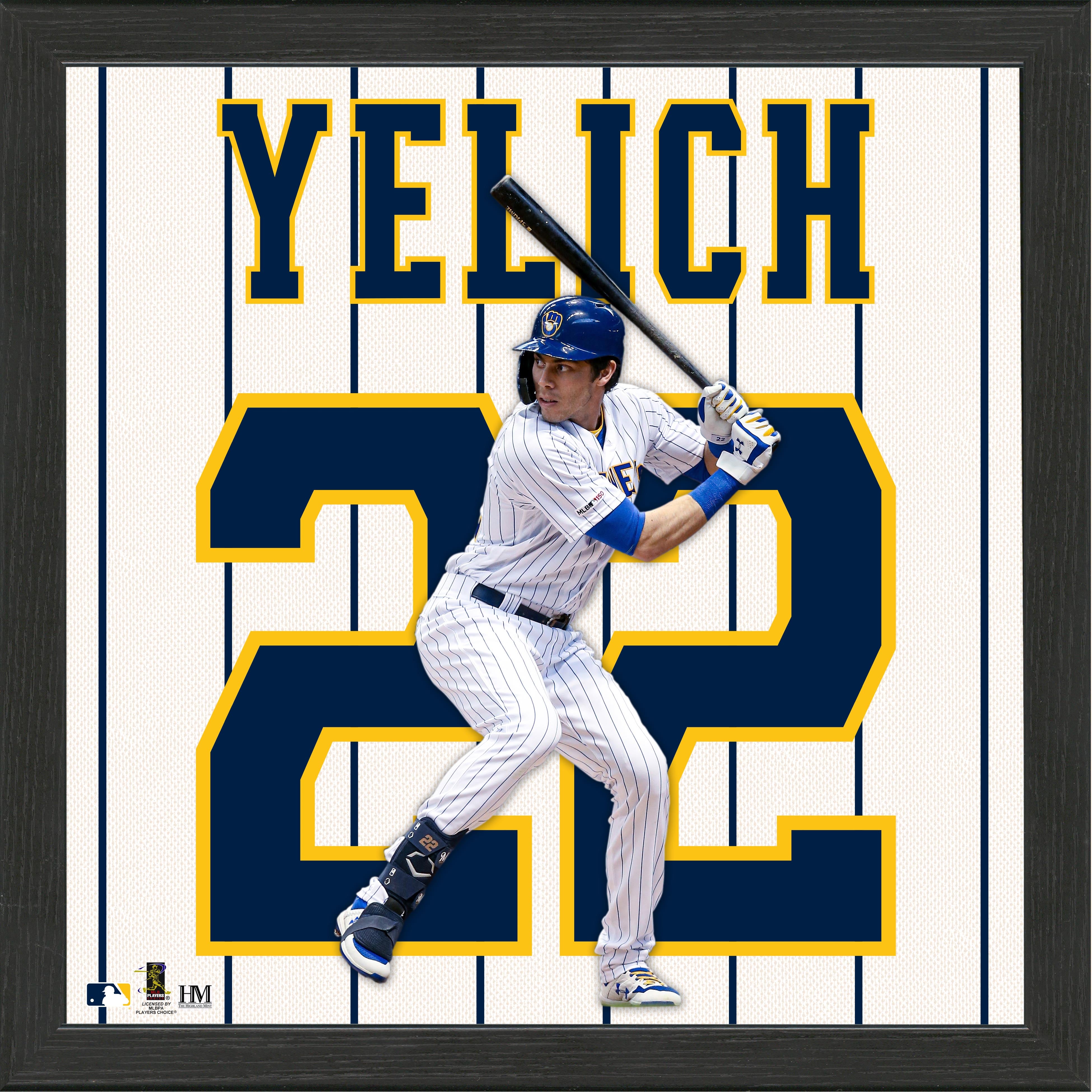 Christian Yelich Popular Demand Jersey Auto cheapest 11/25