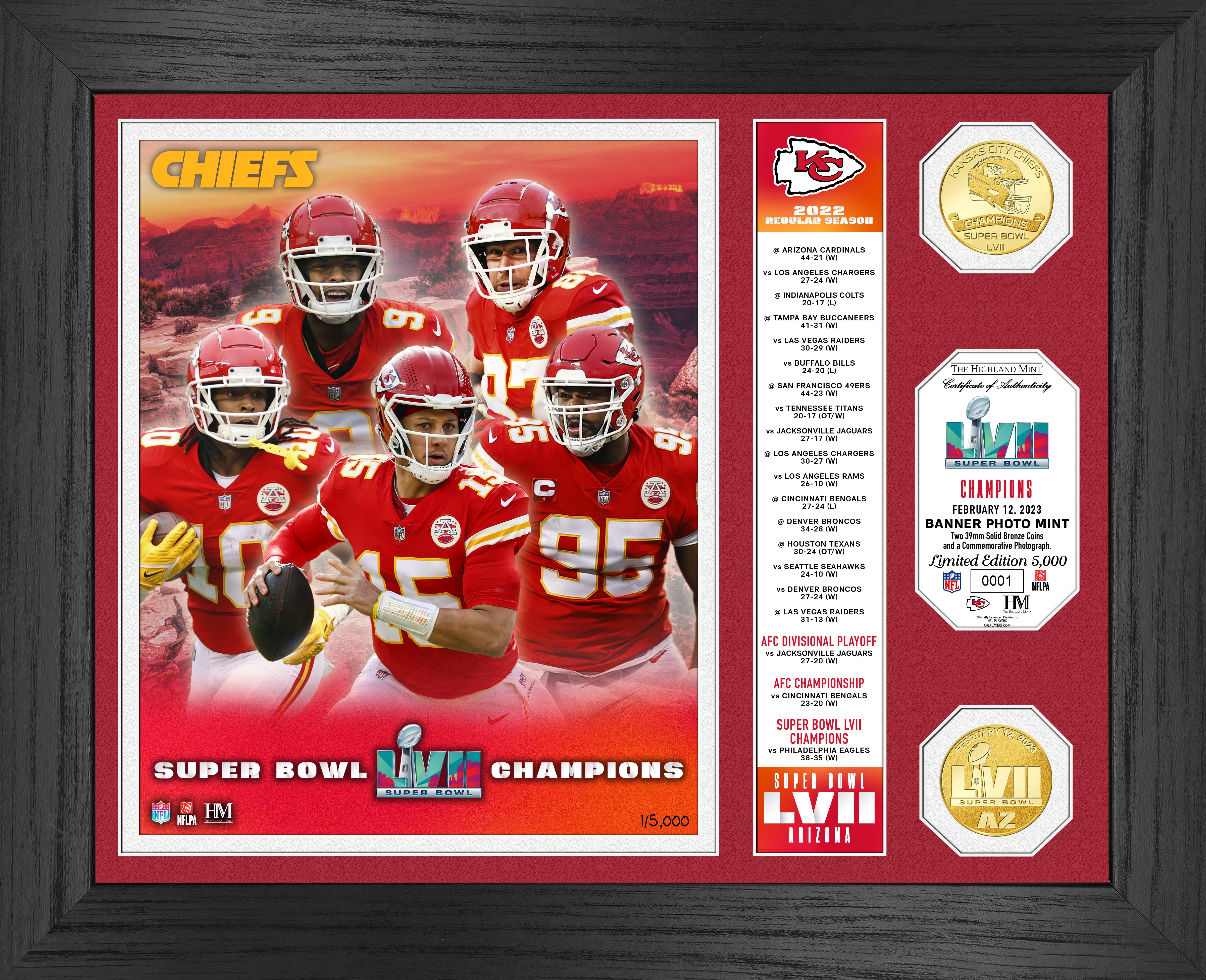 Kansas City Chiefs, Super Bowl LVII Champions Canvas Print
