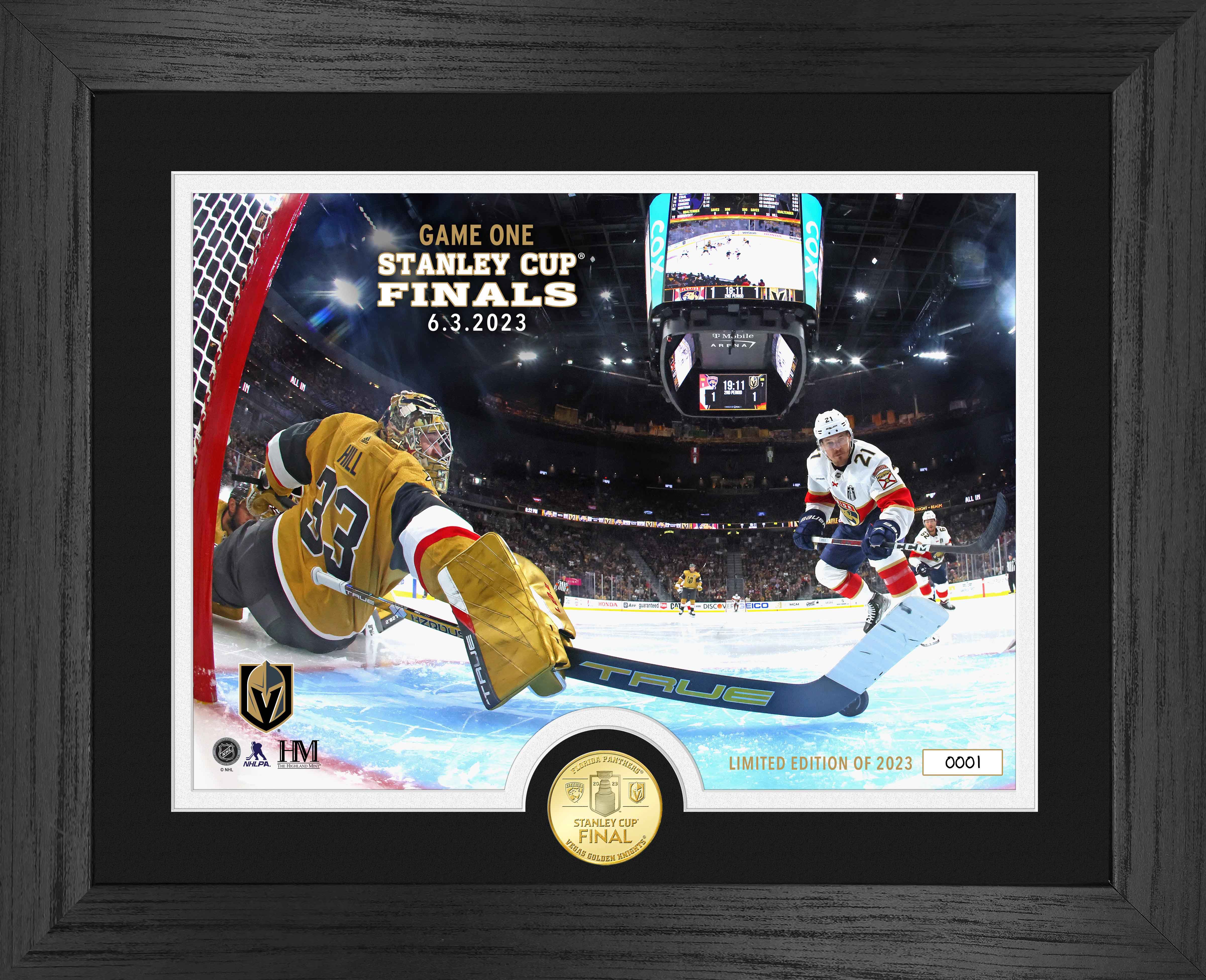 Adin Hill 2023 NHL Stanley Cup Final Save Bronze Coin Photo Mint