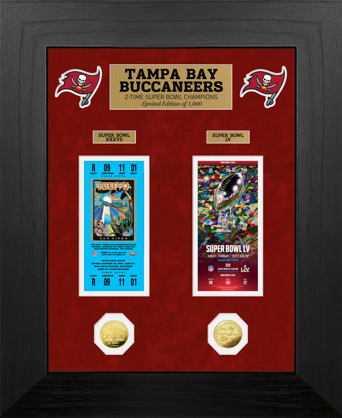 NFL Tampa Bay Buccaneers - Commemorative Super Bowl LV Champions