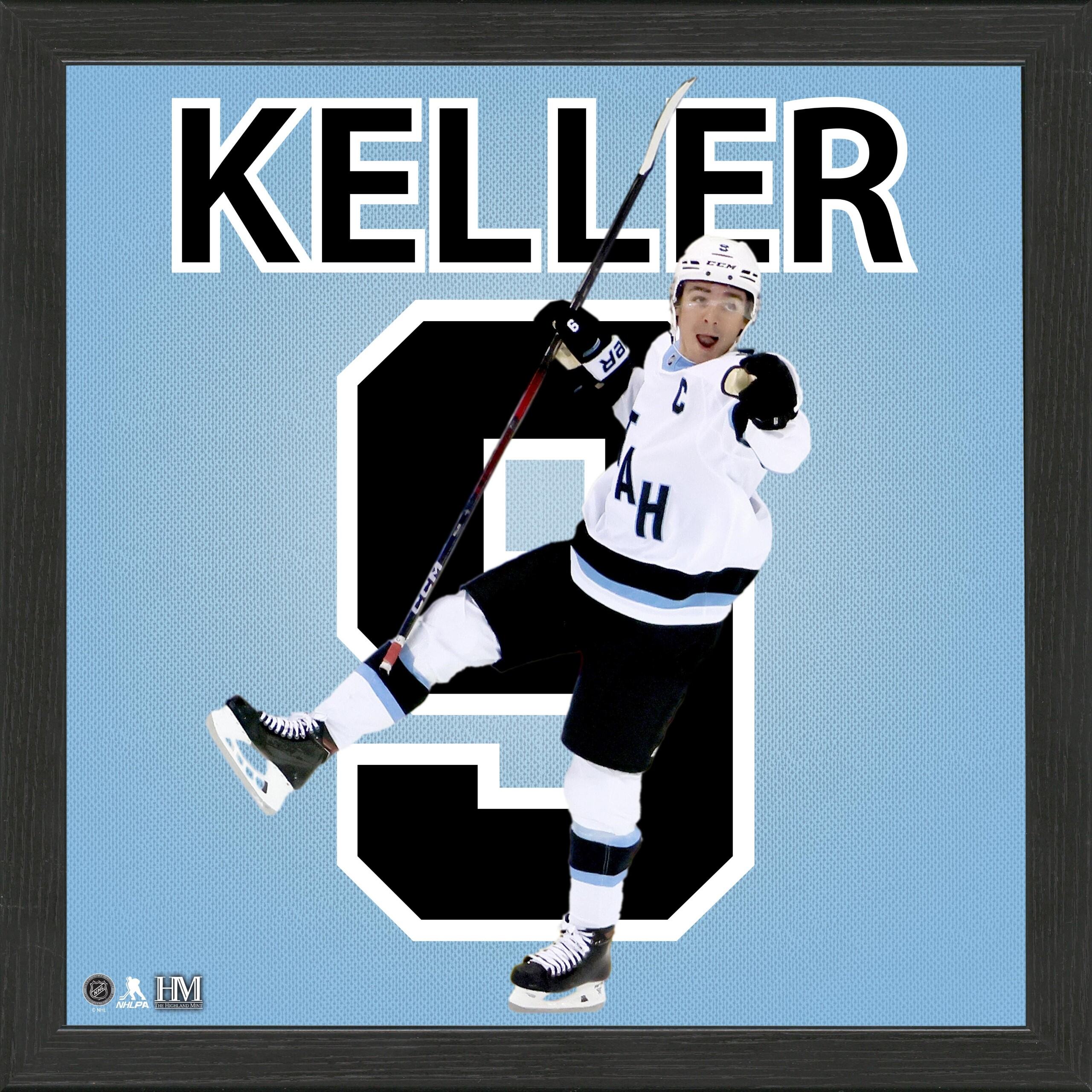 Clayton Keller Utah Hockey Club Impact Jersey Frame