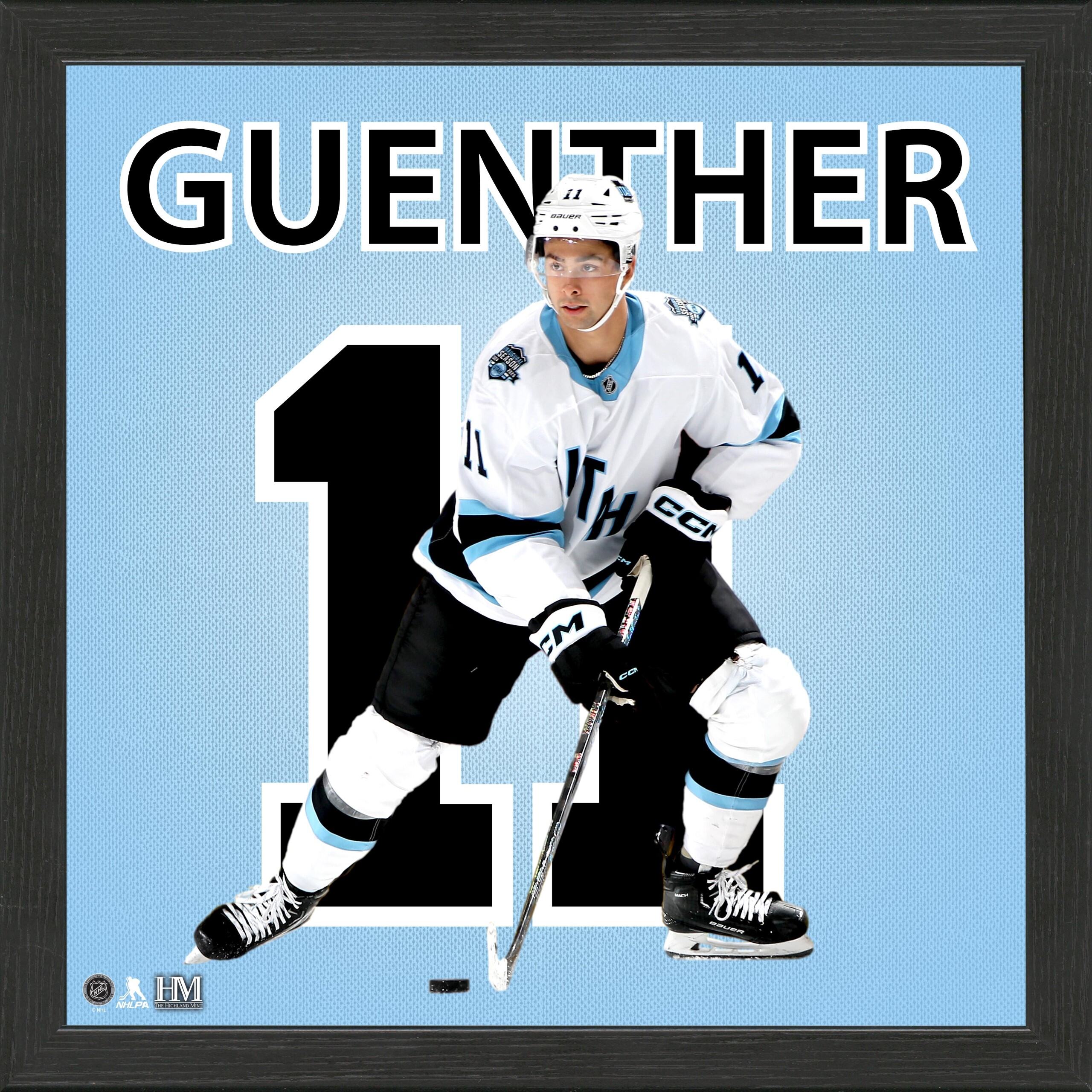 Dylan Guenther Utah Hockey Club Impact Jersey Frame