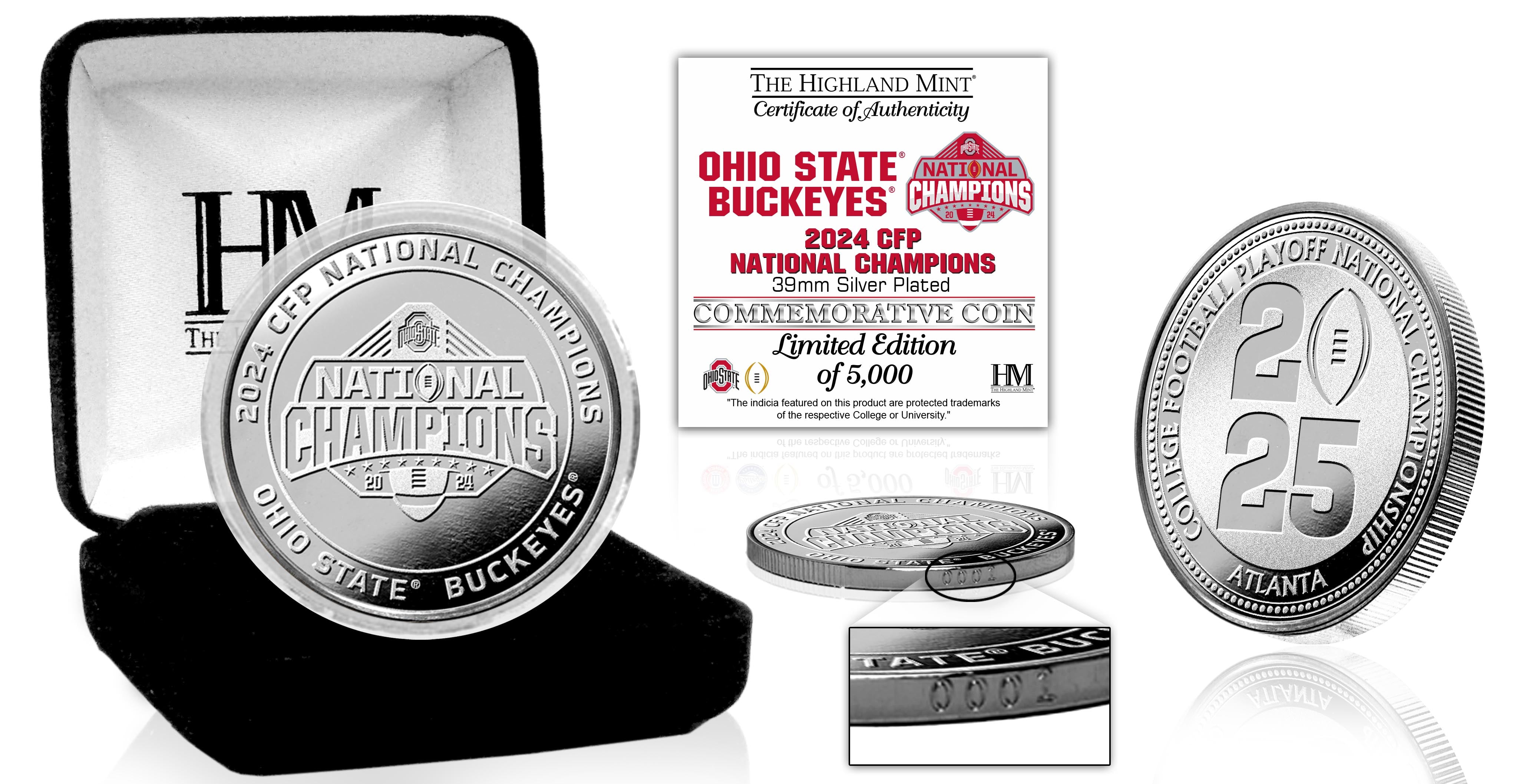 Ohio State 2025 CFP National Champions Silver Coin