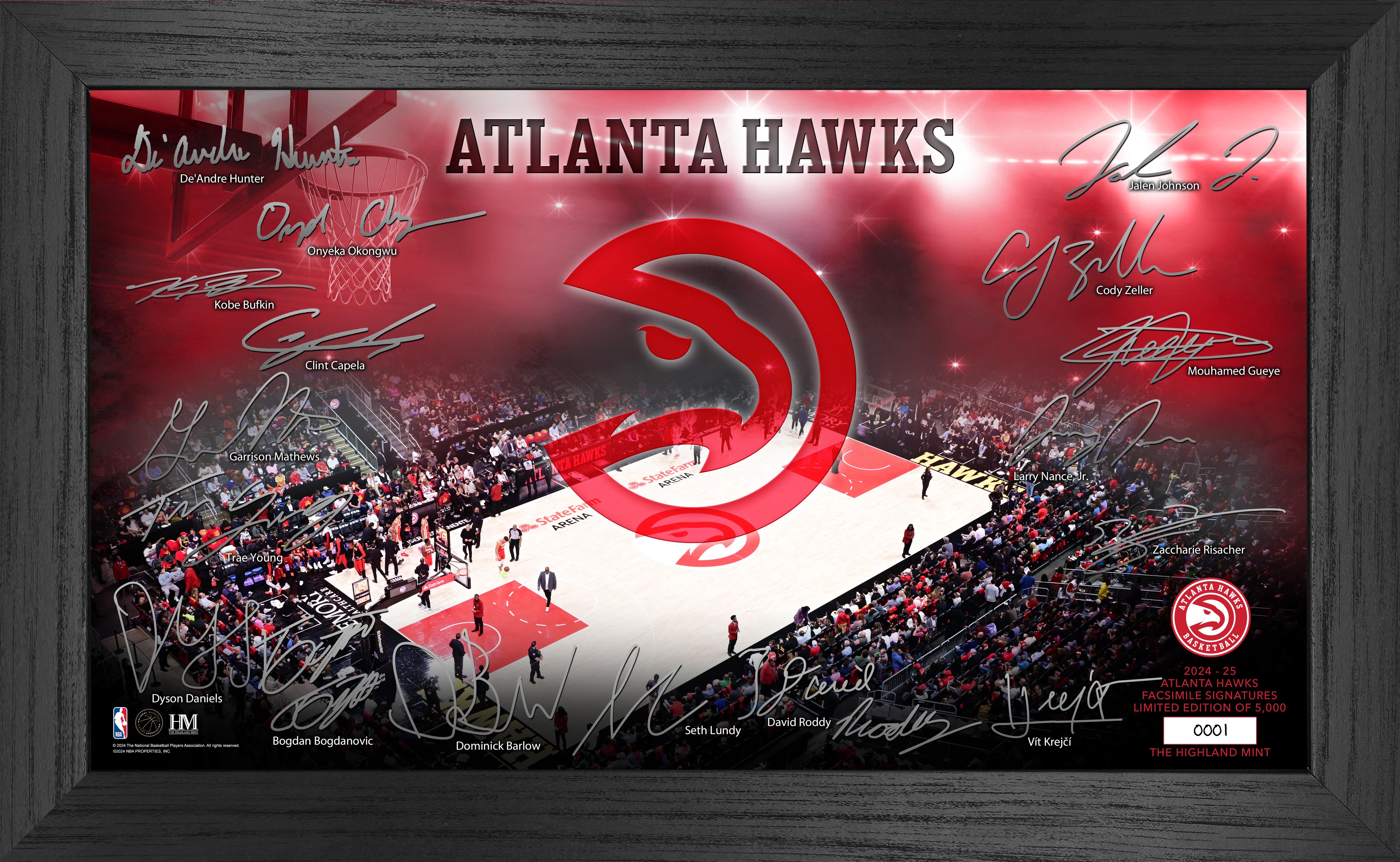 Atlanta Hawks 2024-25 Signature Court