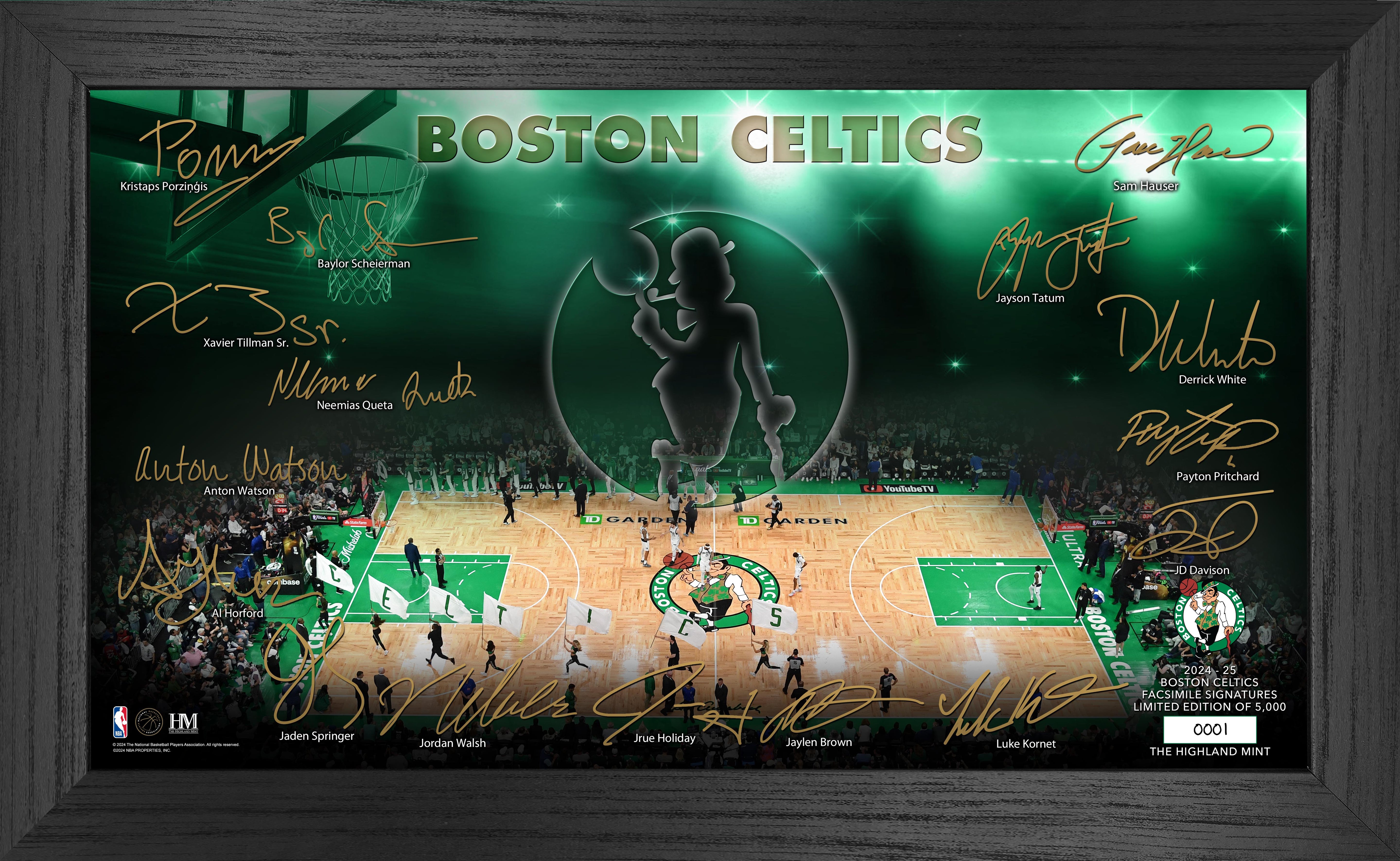 Boston Celtics 2024-25 Signature Court