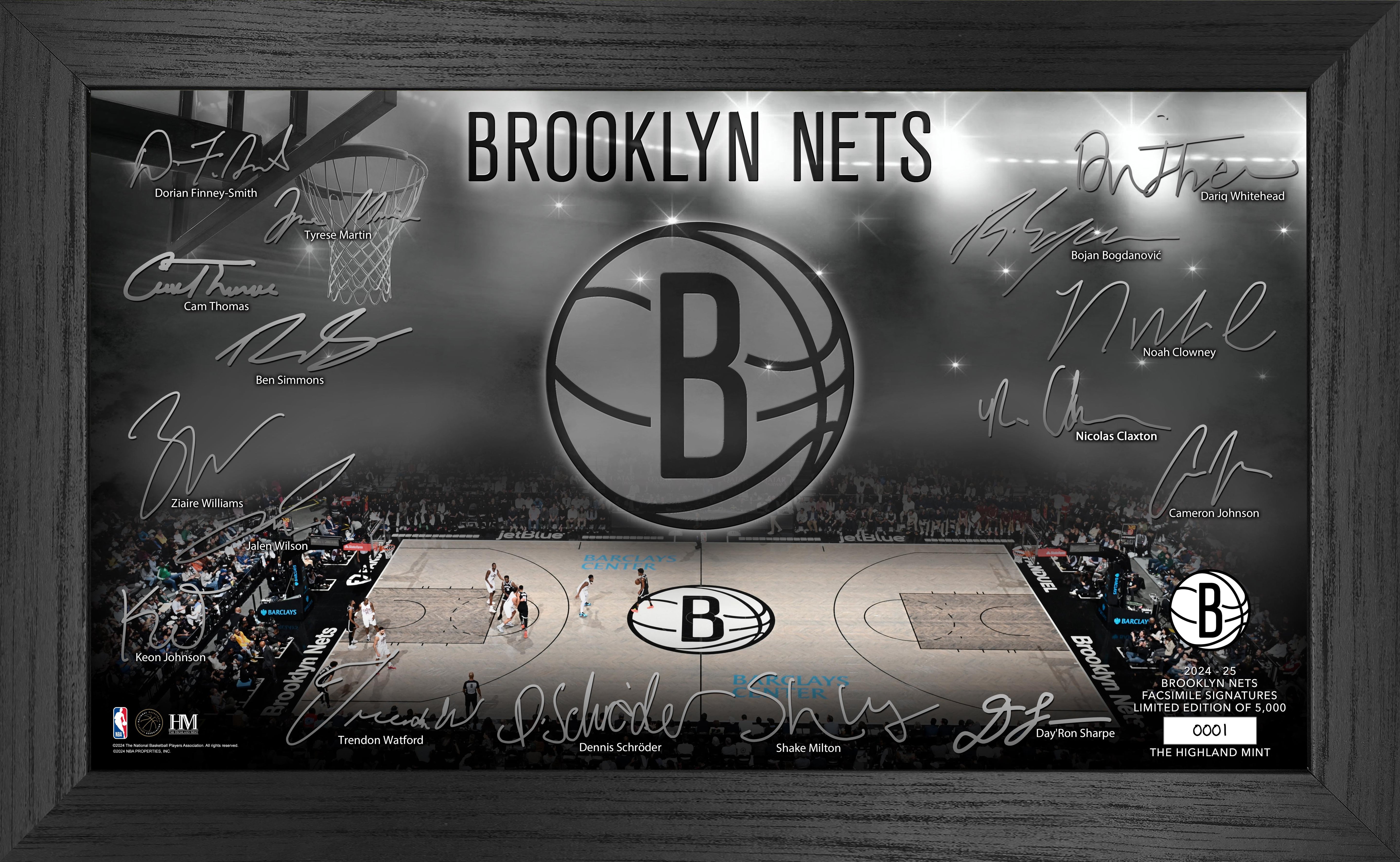 Brooklyn Nets 2024-25 Signature Court