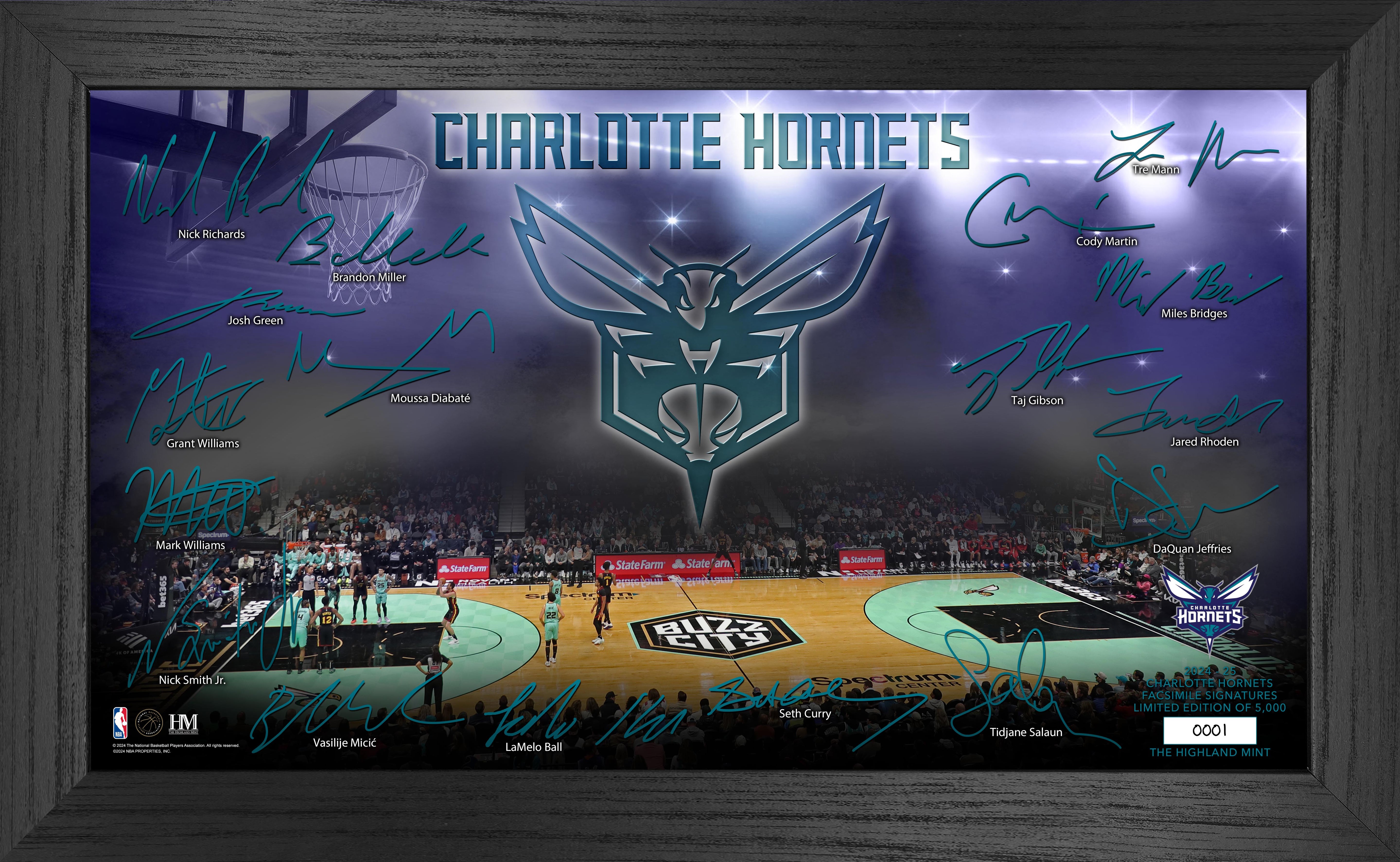 Charlotte Hornets 2024-25 Signature Court