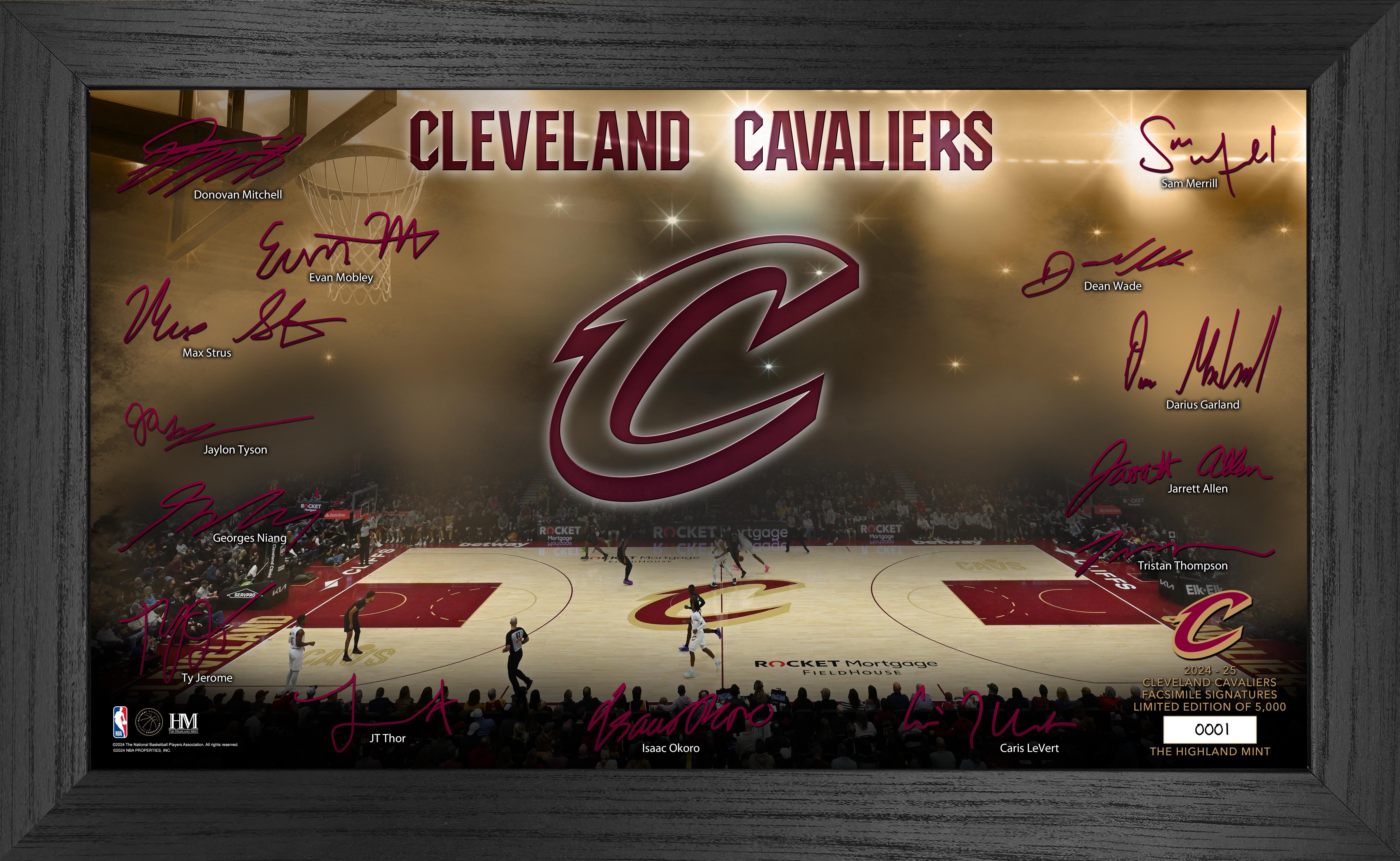 Cleveland Cavaliers 2024-25 Signature Court