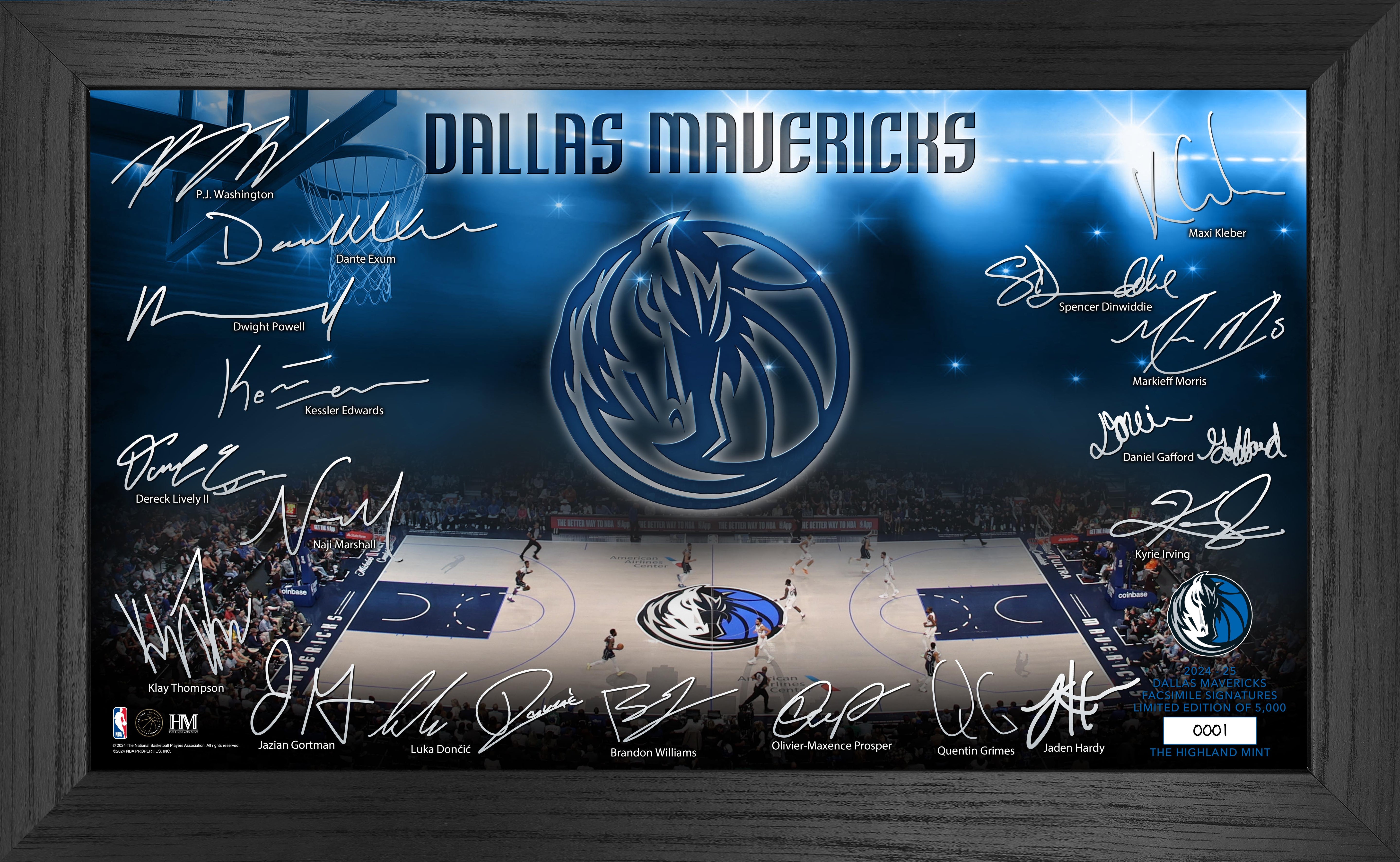 Dallas Mavericks 2024-25 Signature Court