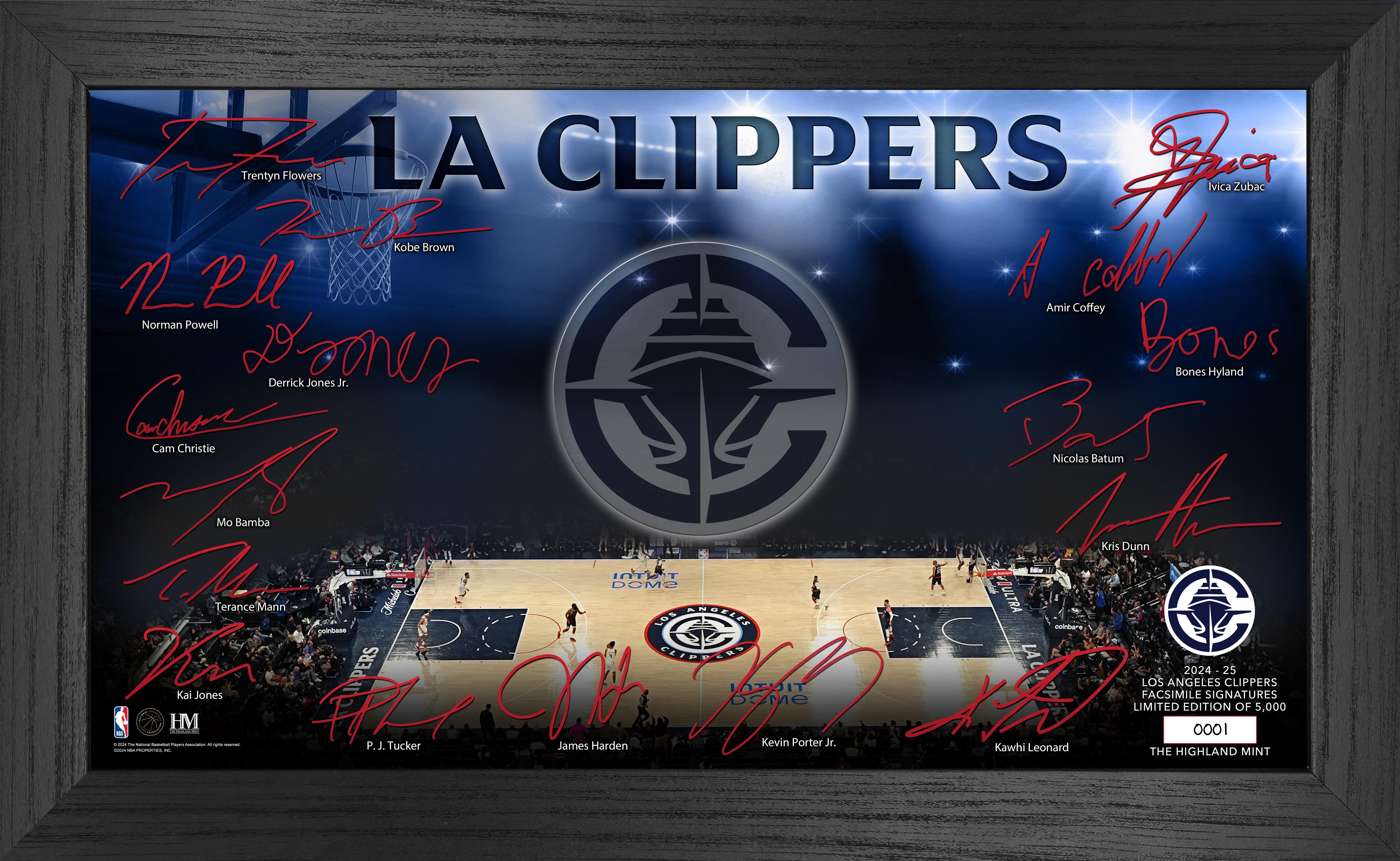 LA Clippers 2024-25 Signature Court