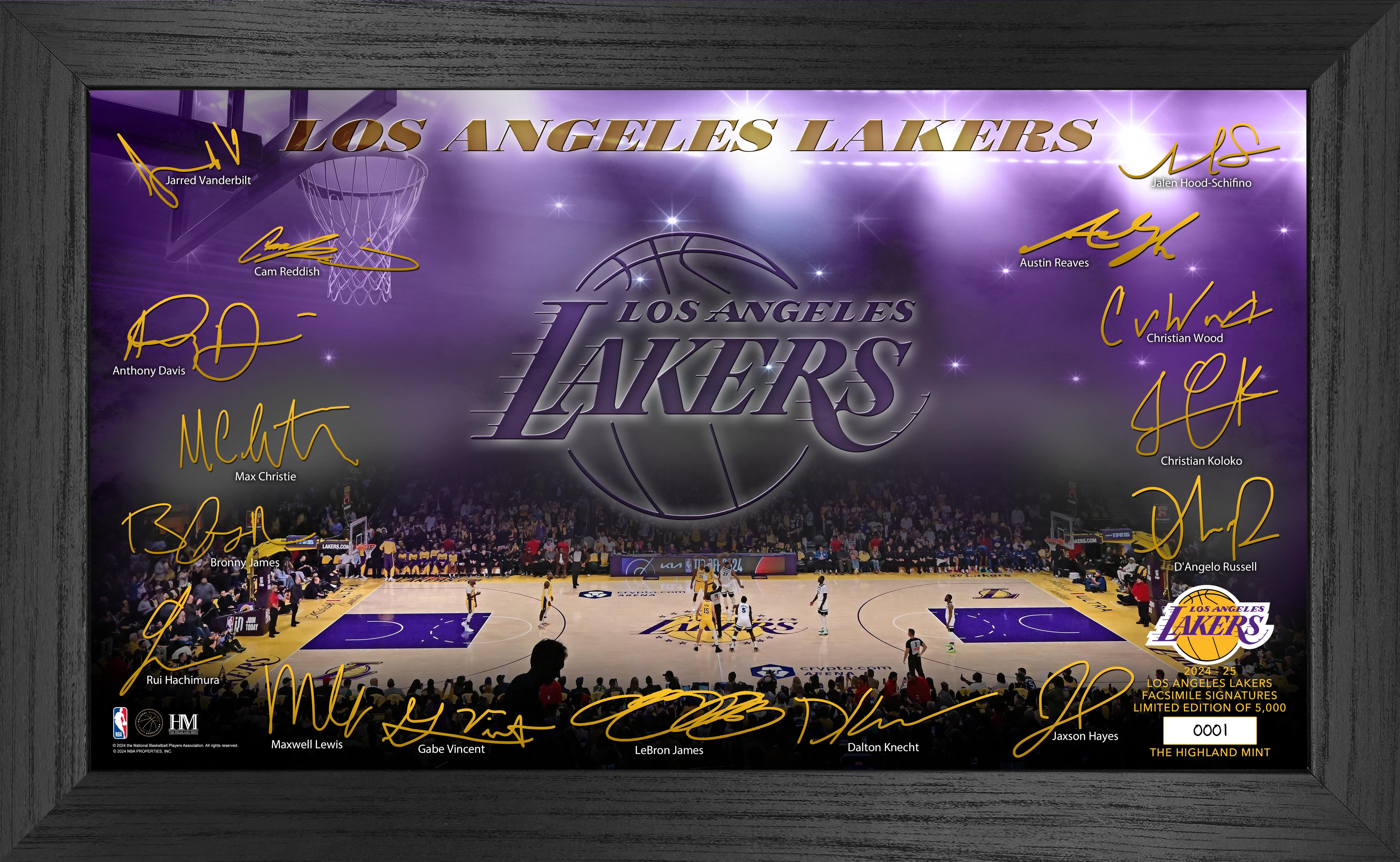 Los Angeles Lakers 2024-25 Signature Court