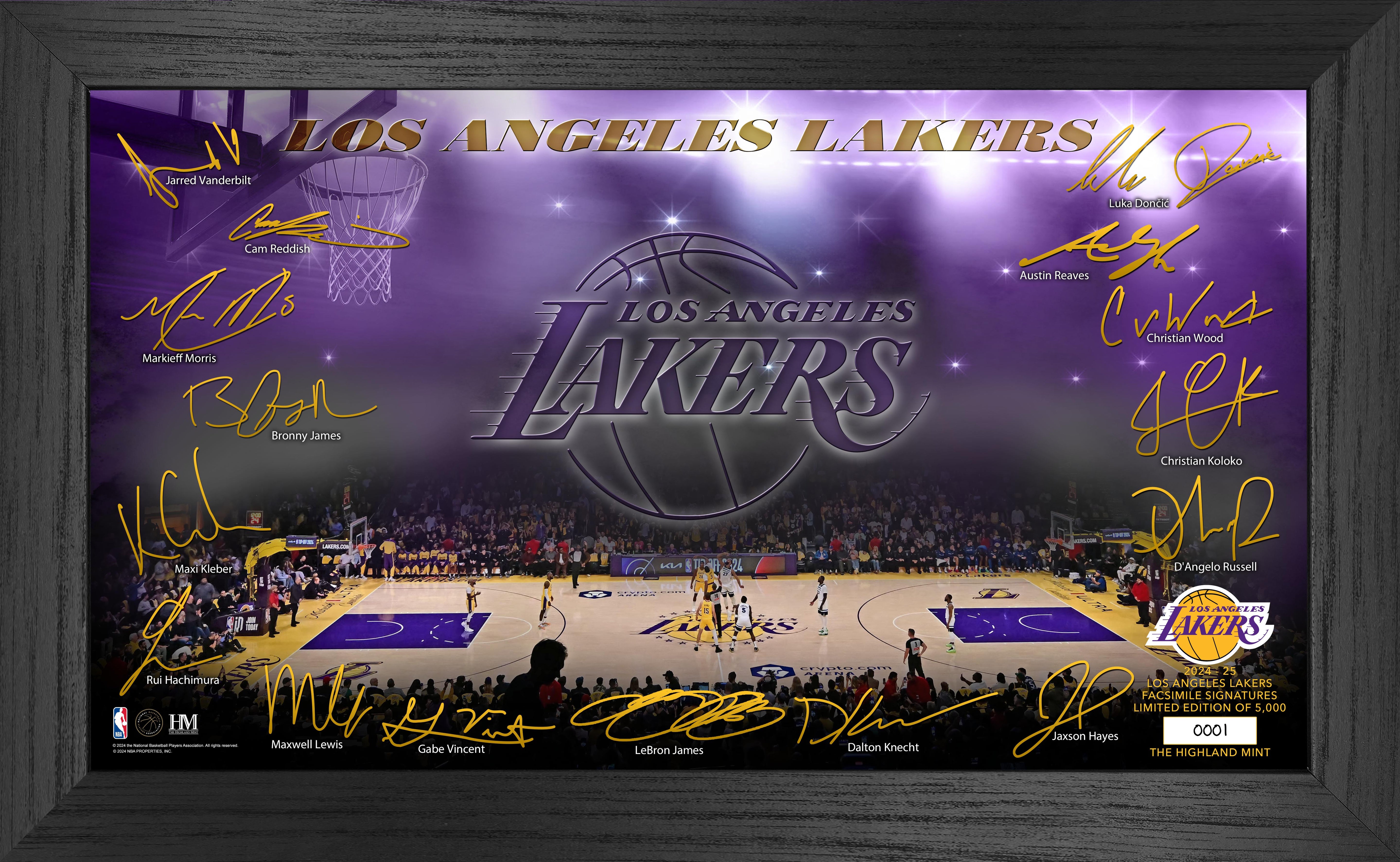 Los Angeles Lakers 2024-25 Signature Court