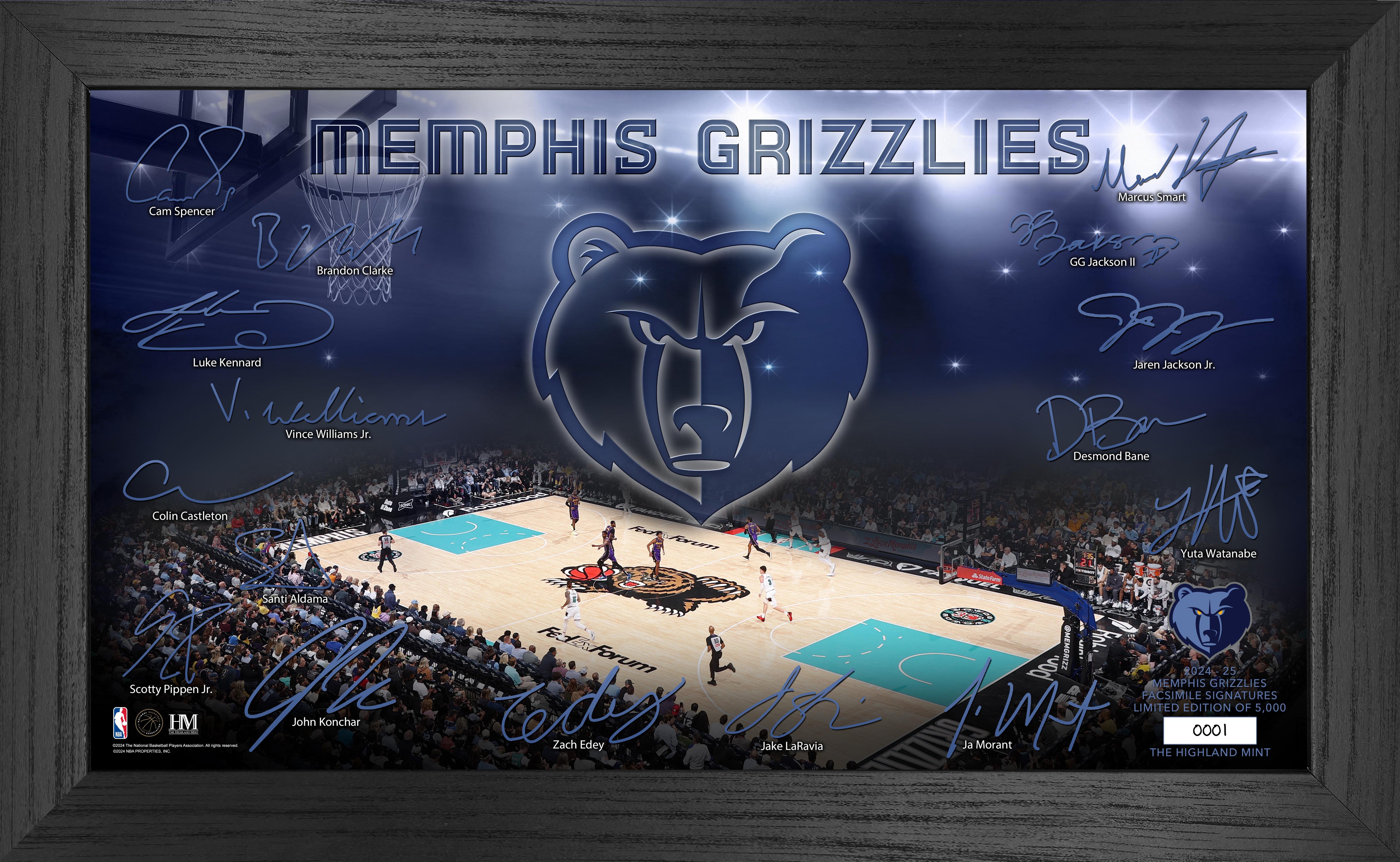 Memphis Grizzlies 2024-25 Signature Court