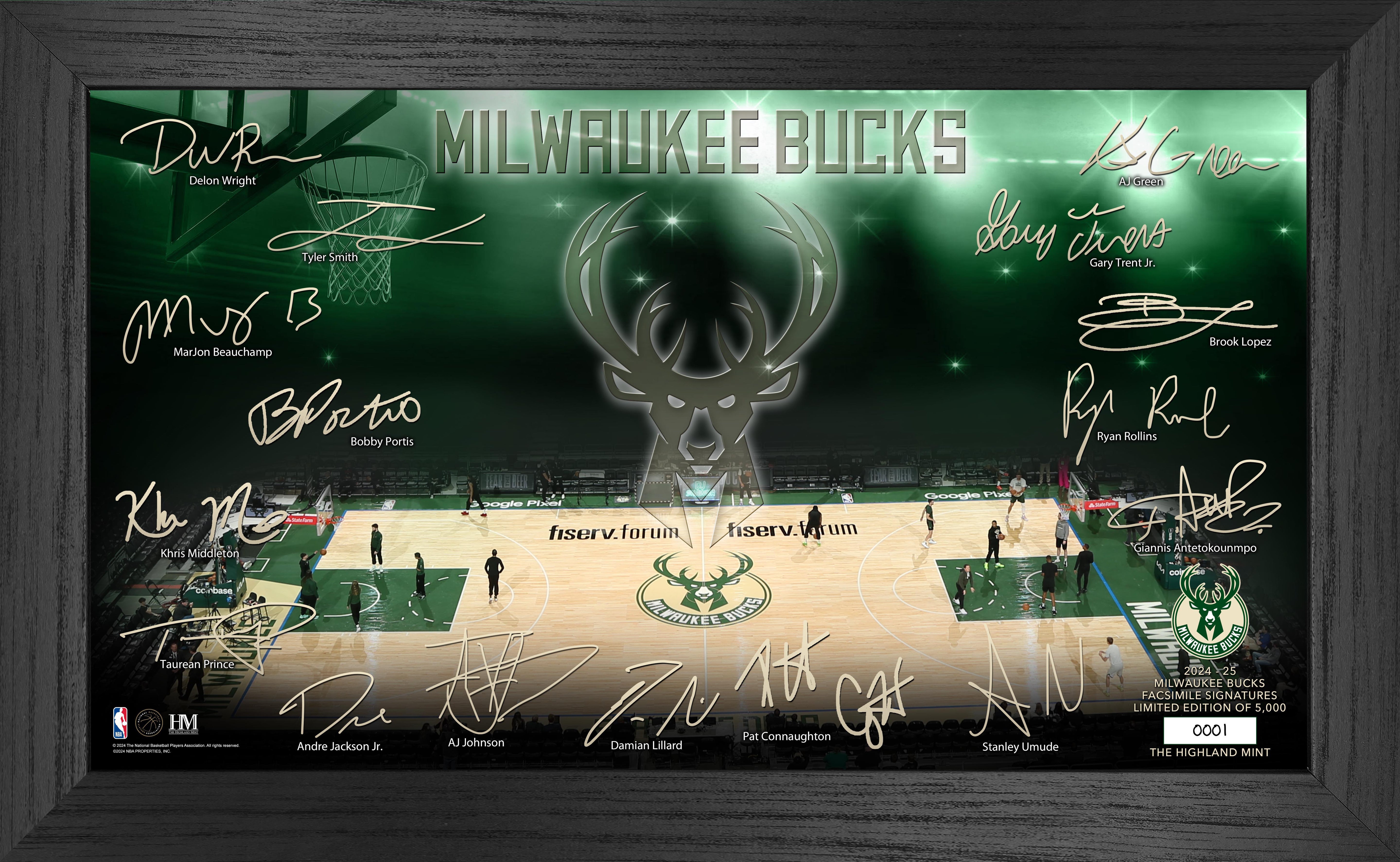 Milwaukee Bucks 2024-25 Signature Court