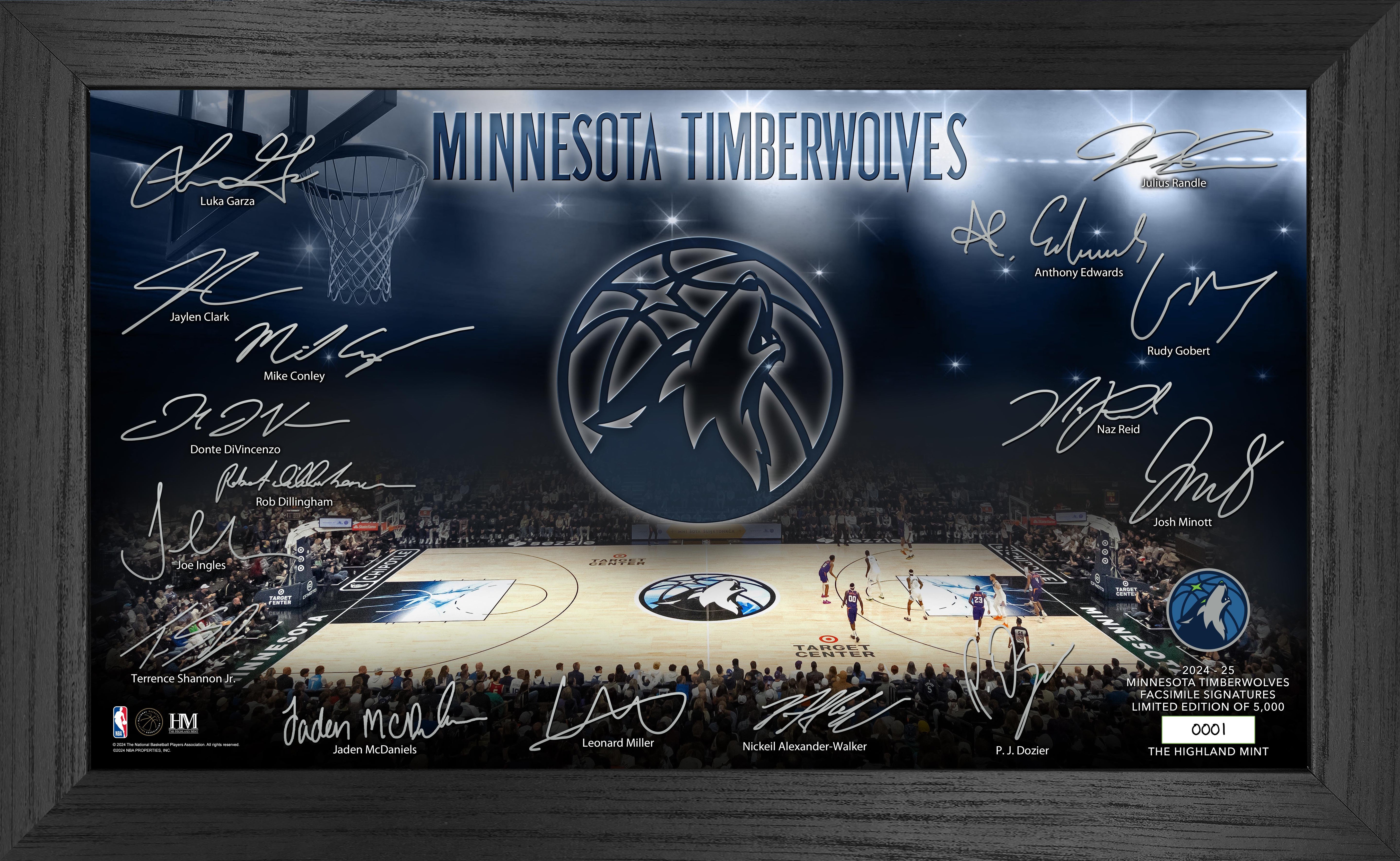 Minnesota Timberwolves 2024-25 Signature Court