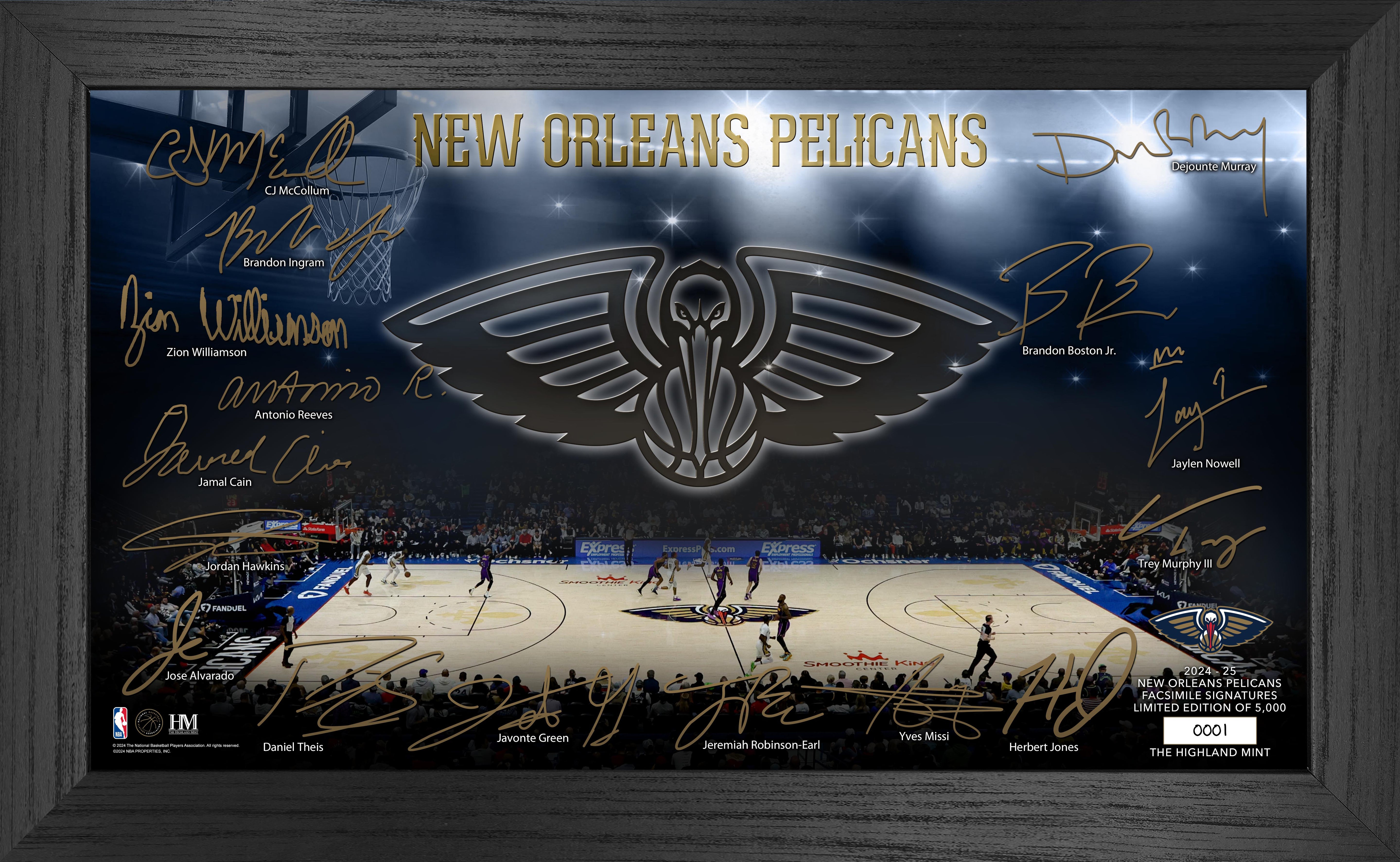 New Orleans Pelicans 2024-25 Signature Court