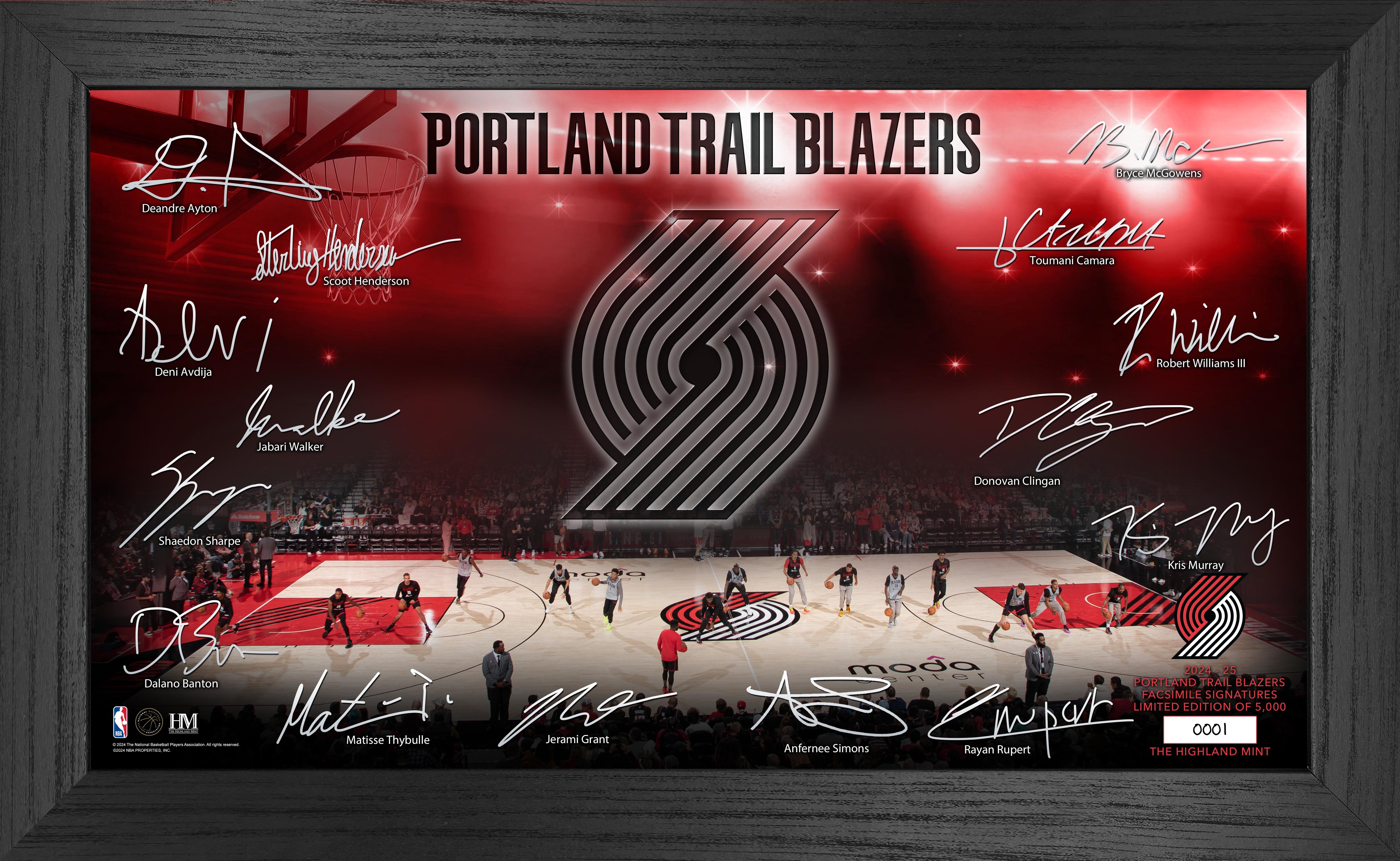 Portland Trail Blazers 2024-25 Signature Court