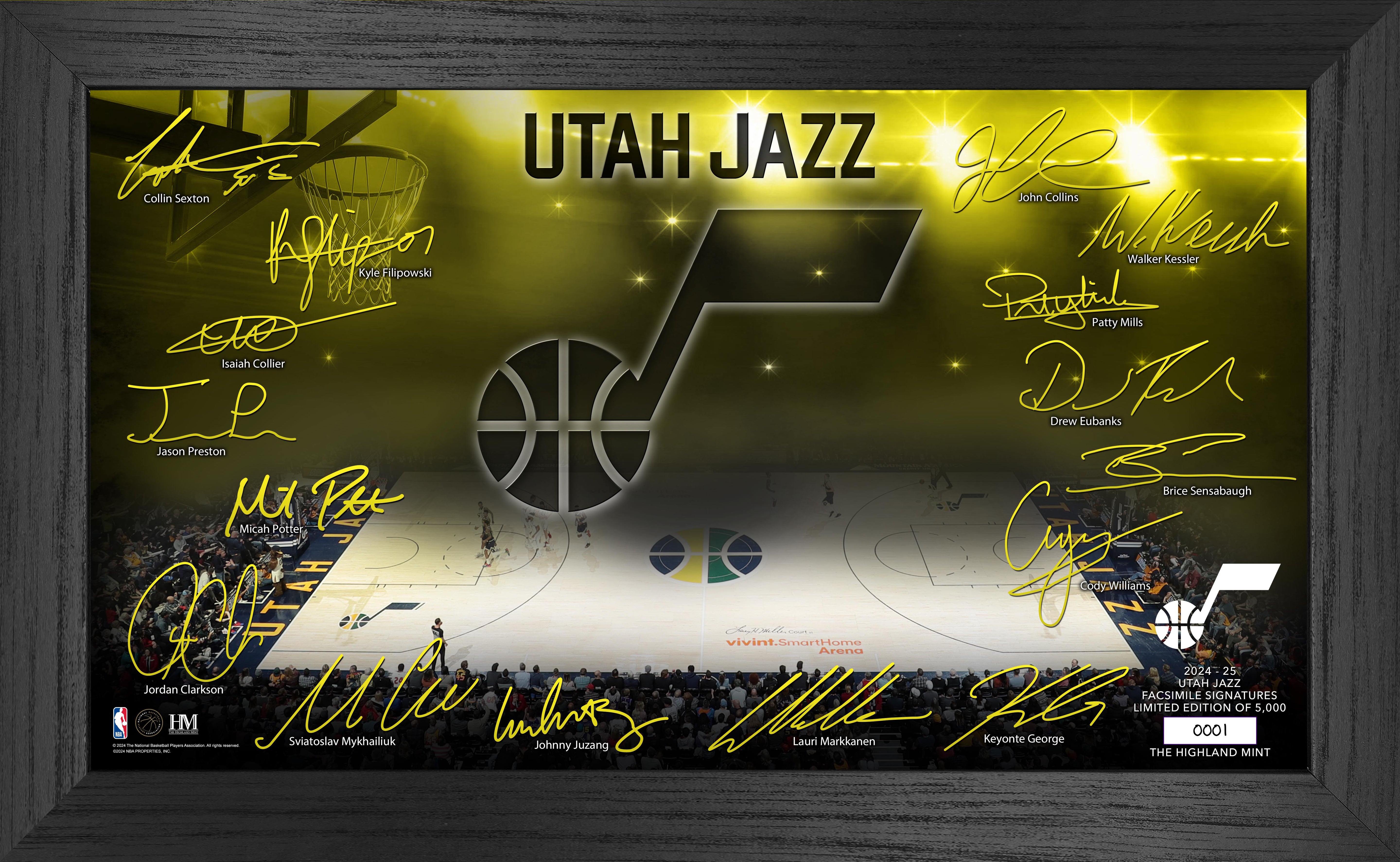 Utah Jazz 2024-25 Signature Court