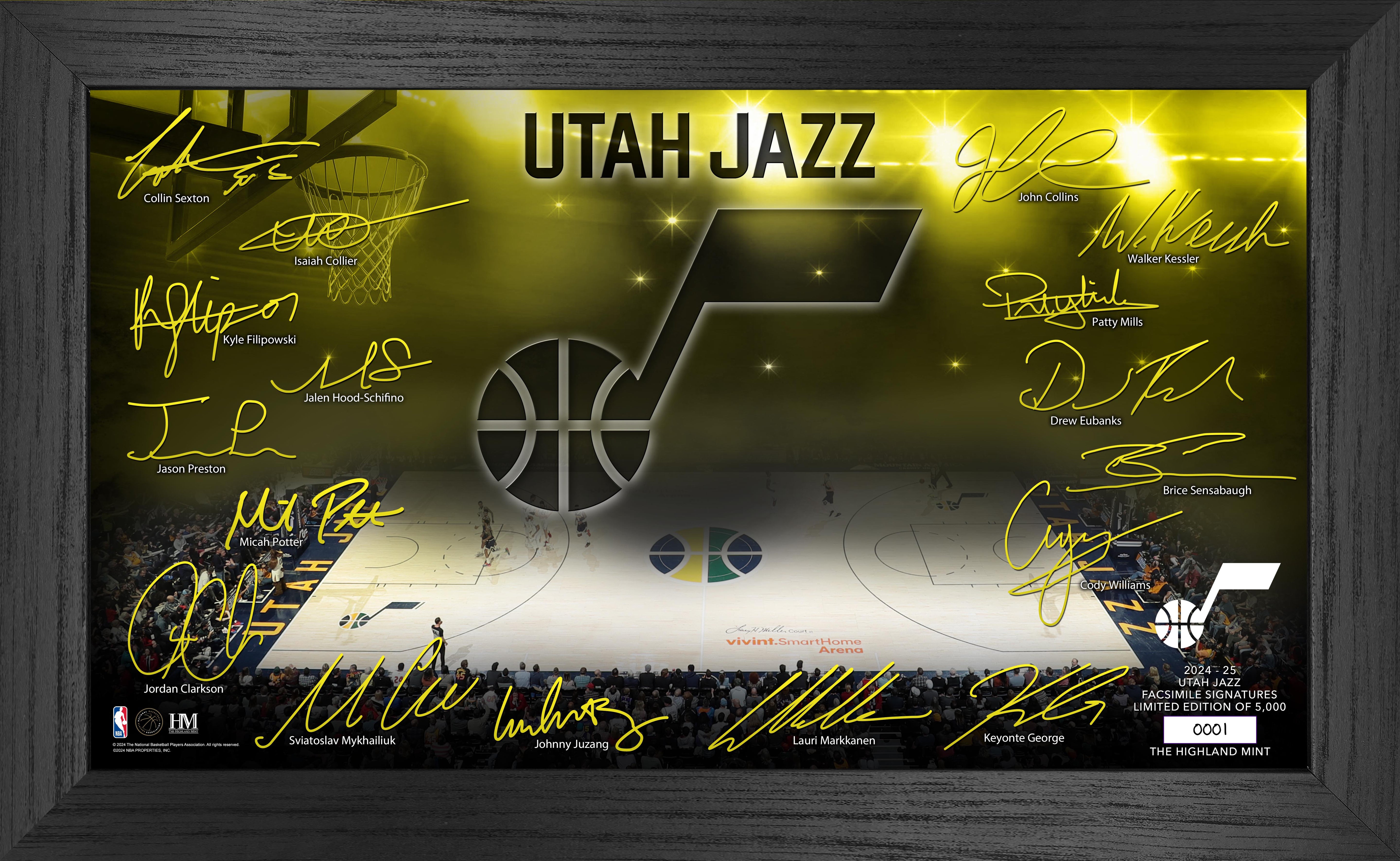 Utah Jazz 2024-25 Signature Court