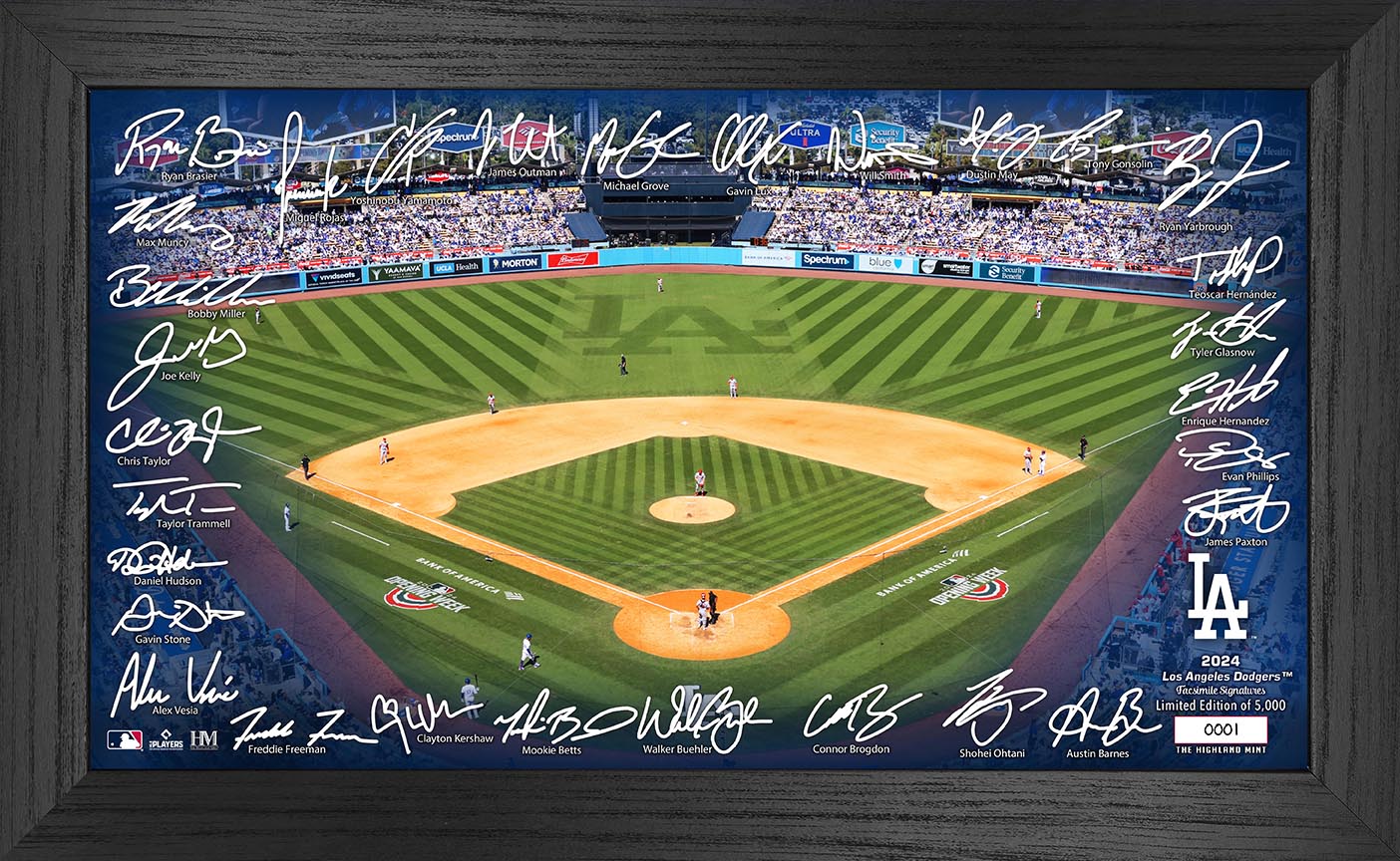 Los Angeles Dodgers 2024 Signature Field