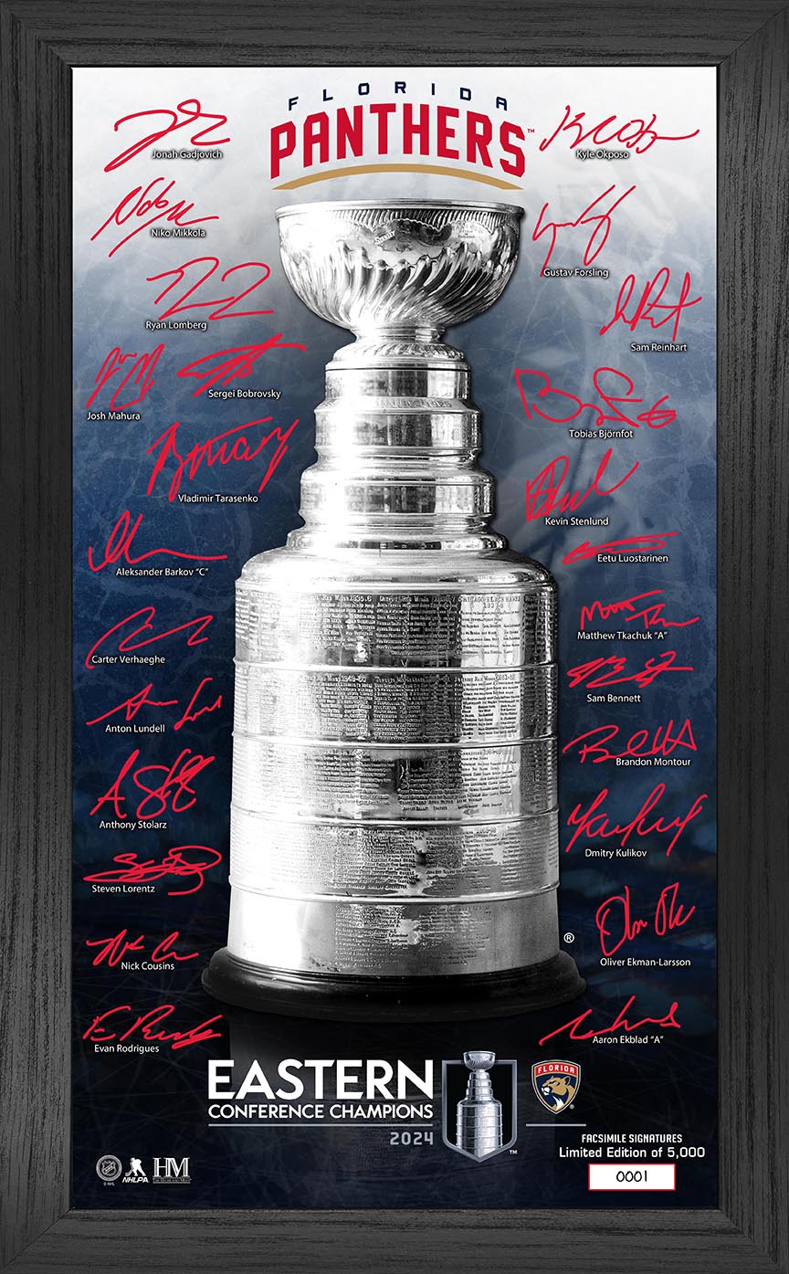 Florida Panthers 2024 Signature Frame Stanley Cup Frame