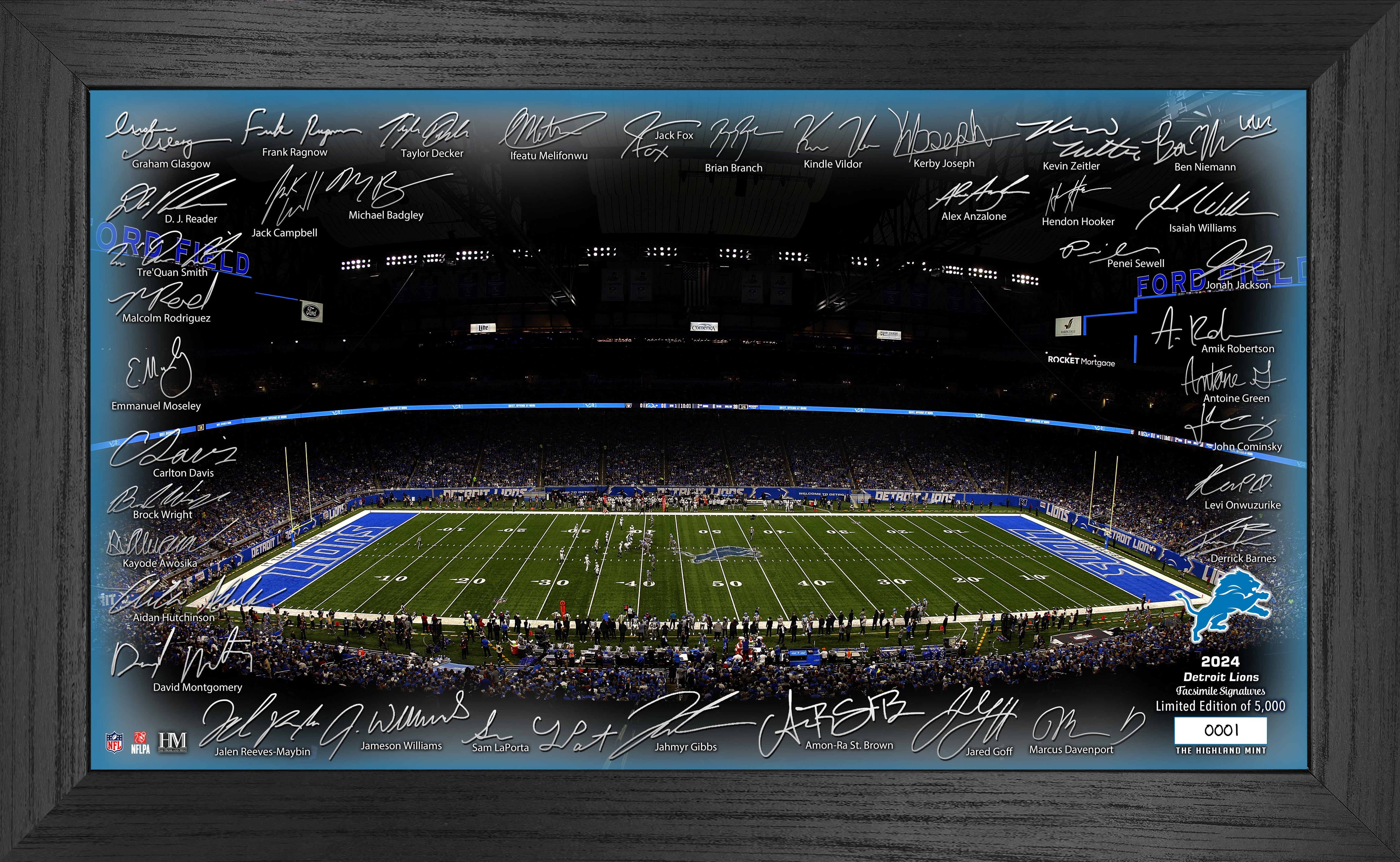 Detroit Lions 2024 NFL Signature Gridiron