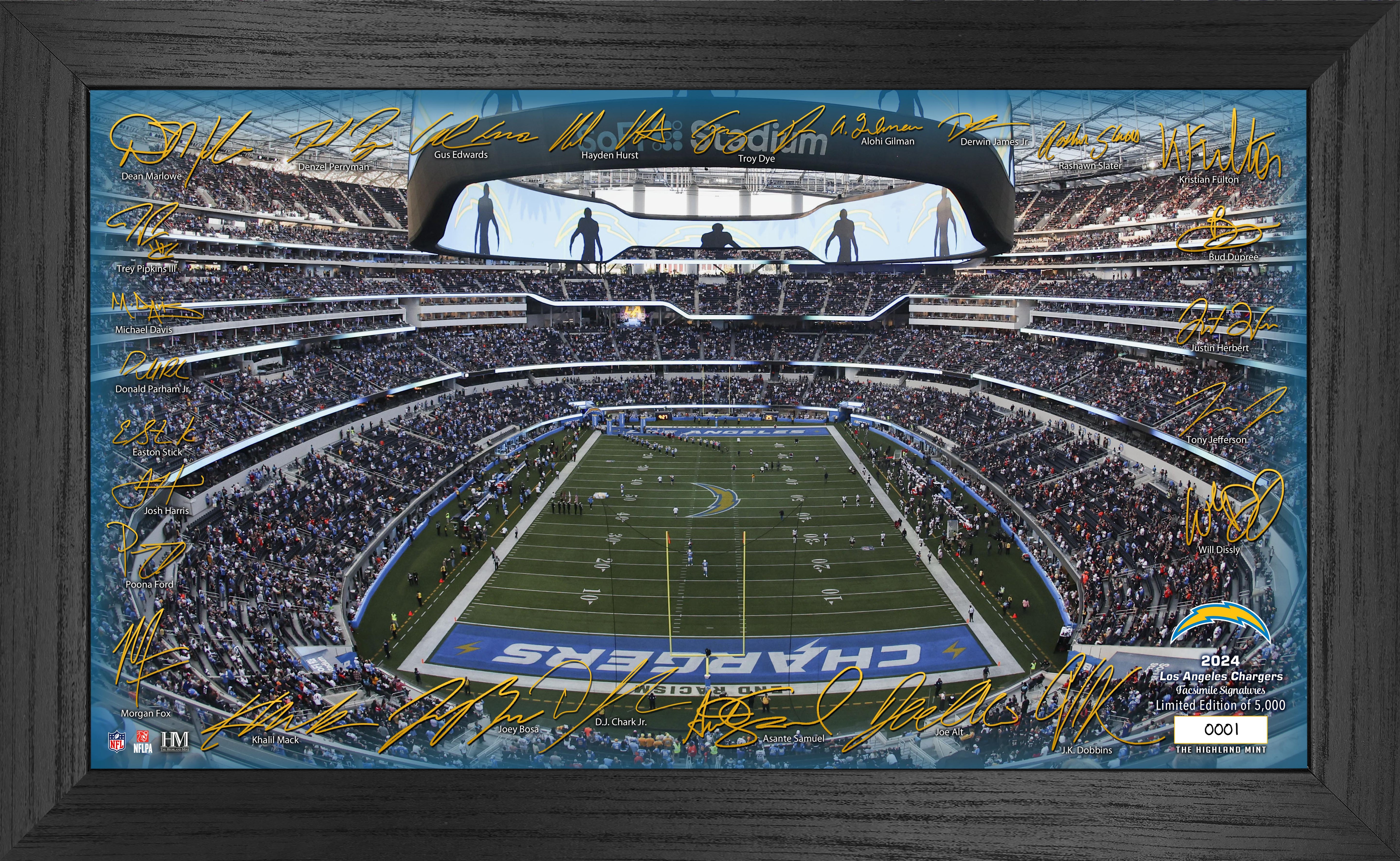 Los Angeles Chargers 2024 NFL Signature Gridiron