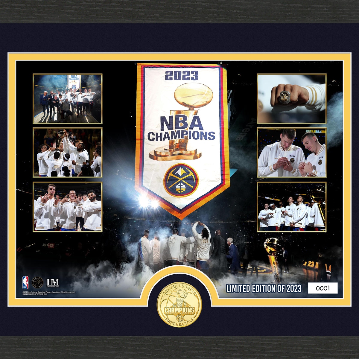 National Basketball Champions Denver Nuggets 2023 Legend White