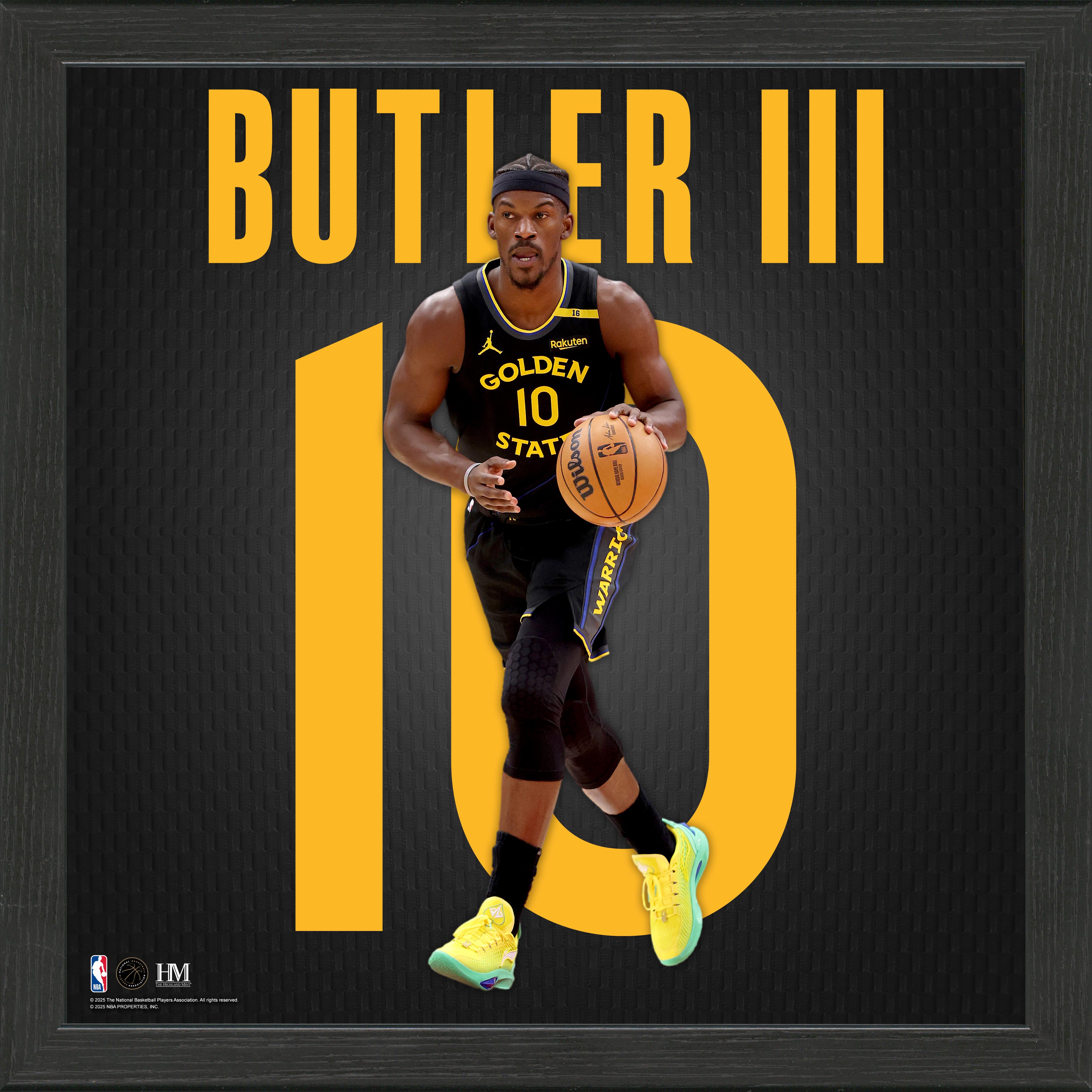 Jimmy Butler Golden State Warriors Impact Jersey Frame