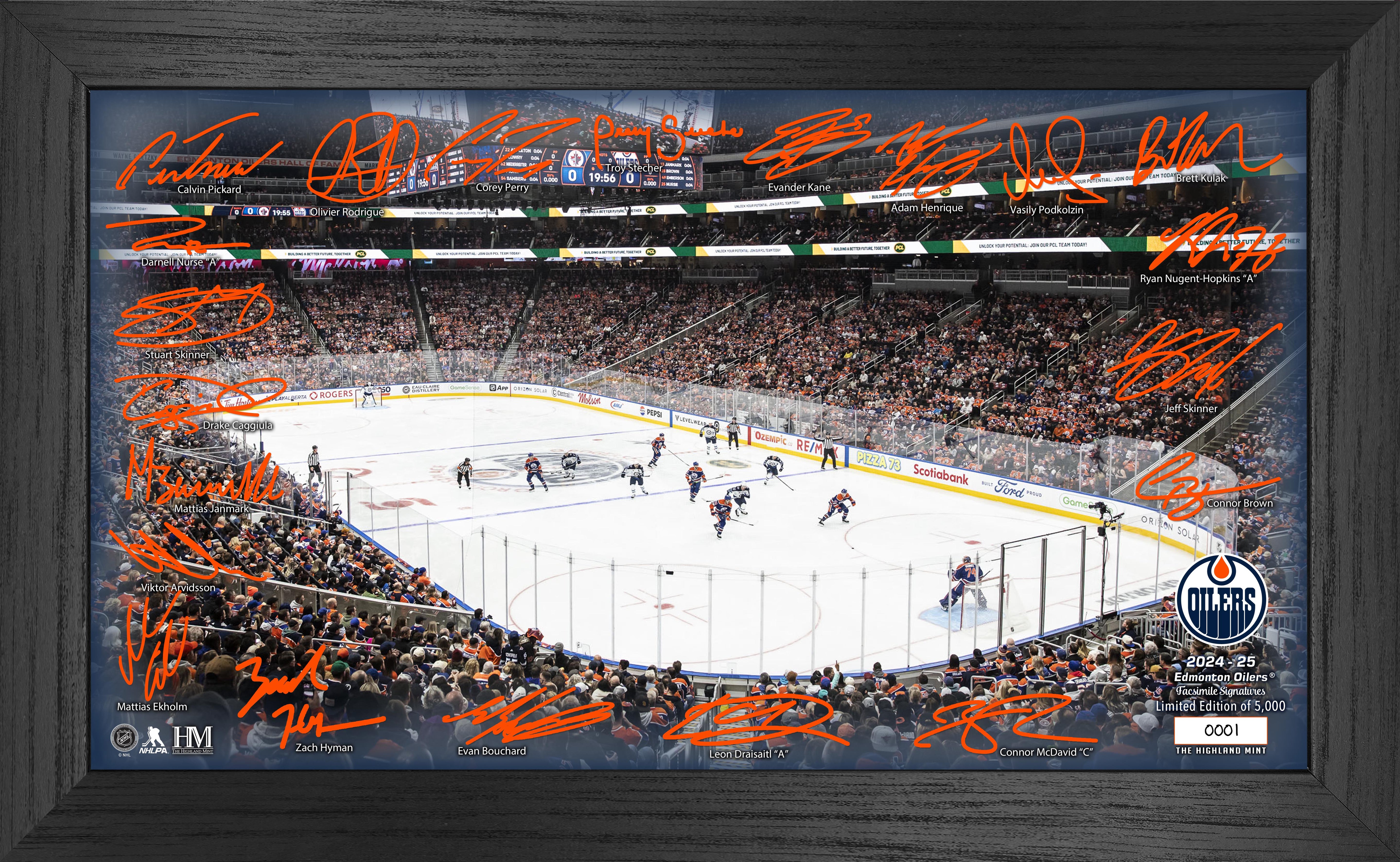 Edmonton Oilers 2024-25 Signature Rink