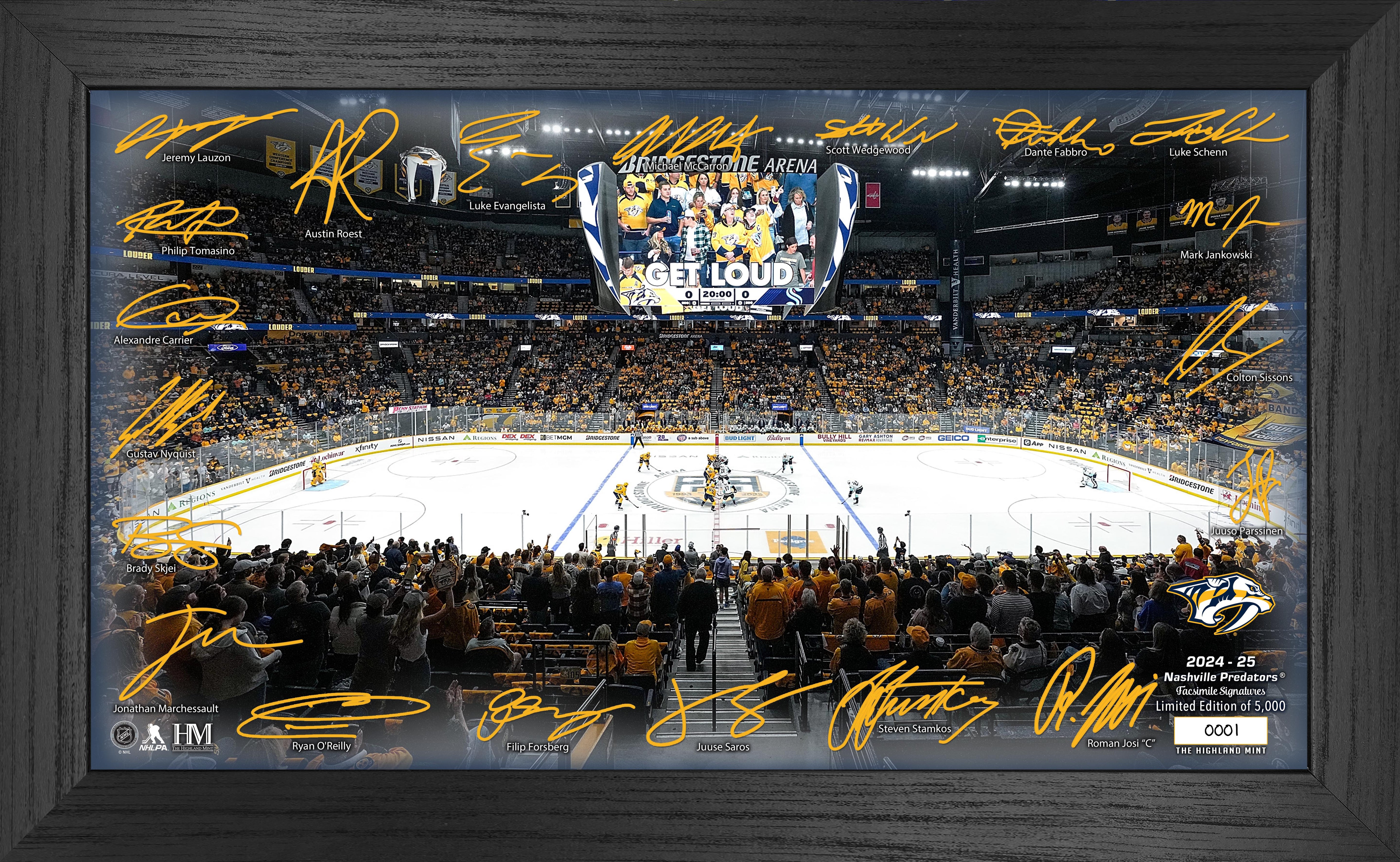 Nashville Predators 2024-25 Signature Rink