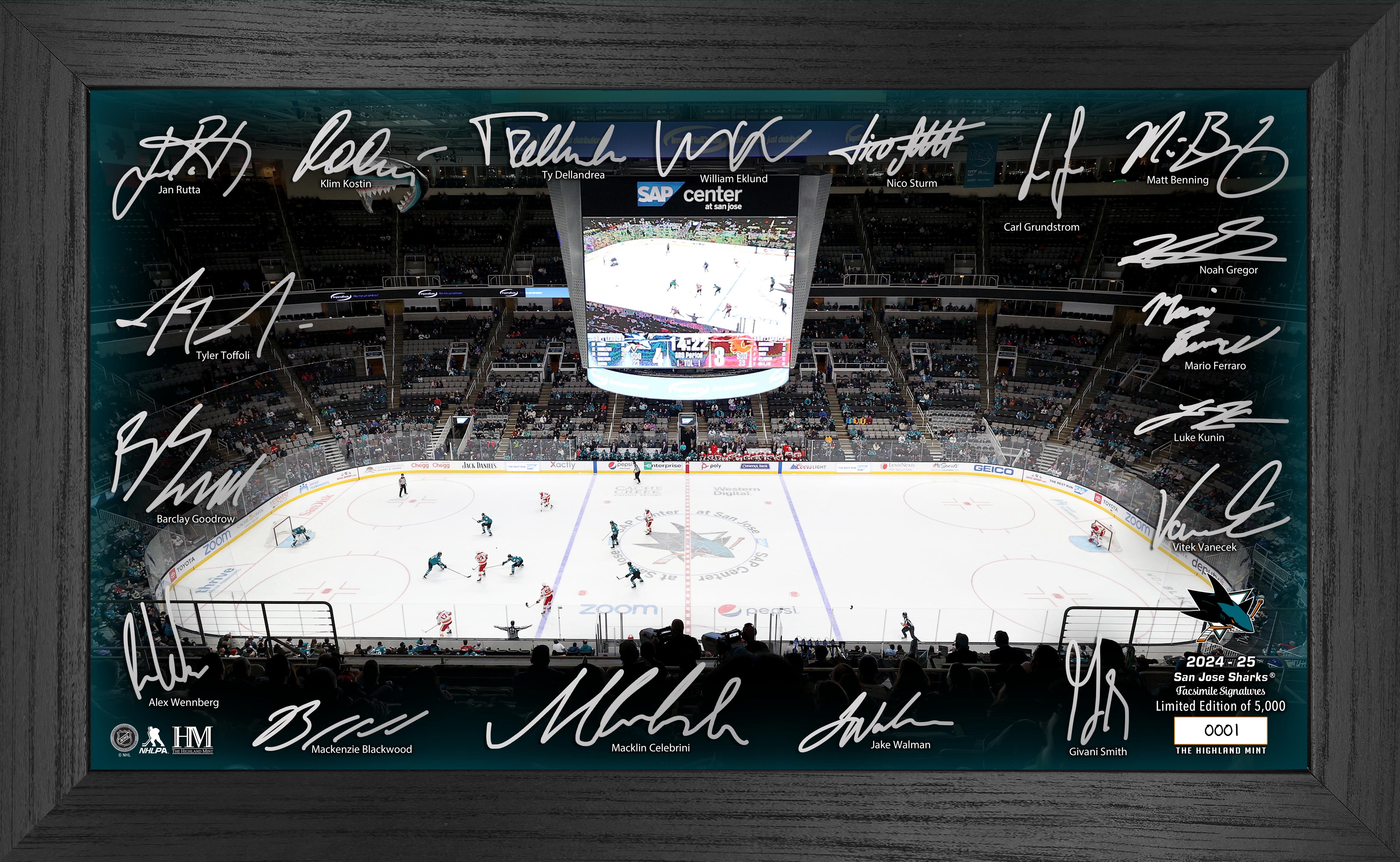 San Jose Sharks 2024-25 Signature Rink