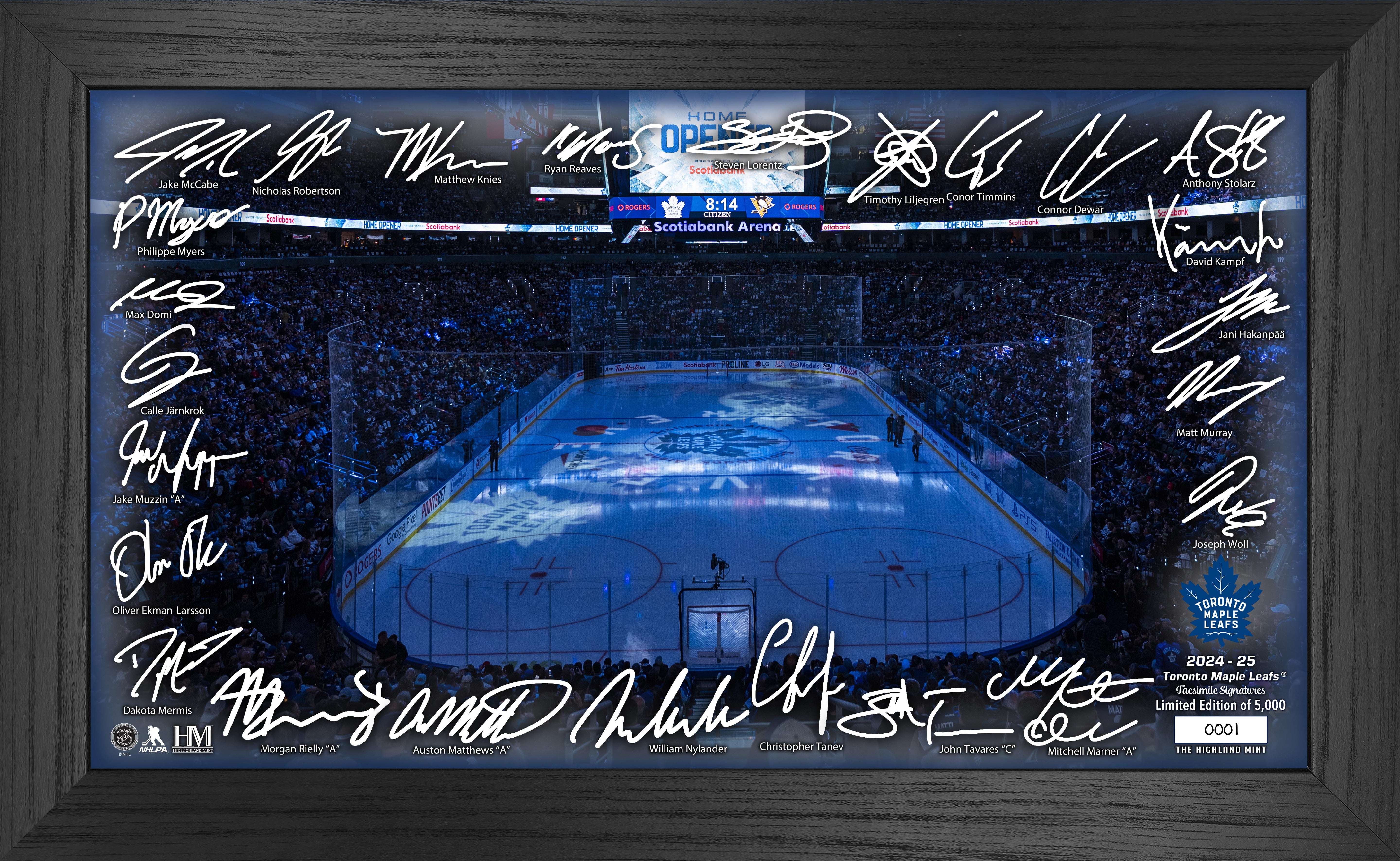 Toronto Maple Leafs 2024-25 Signature Rink