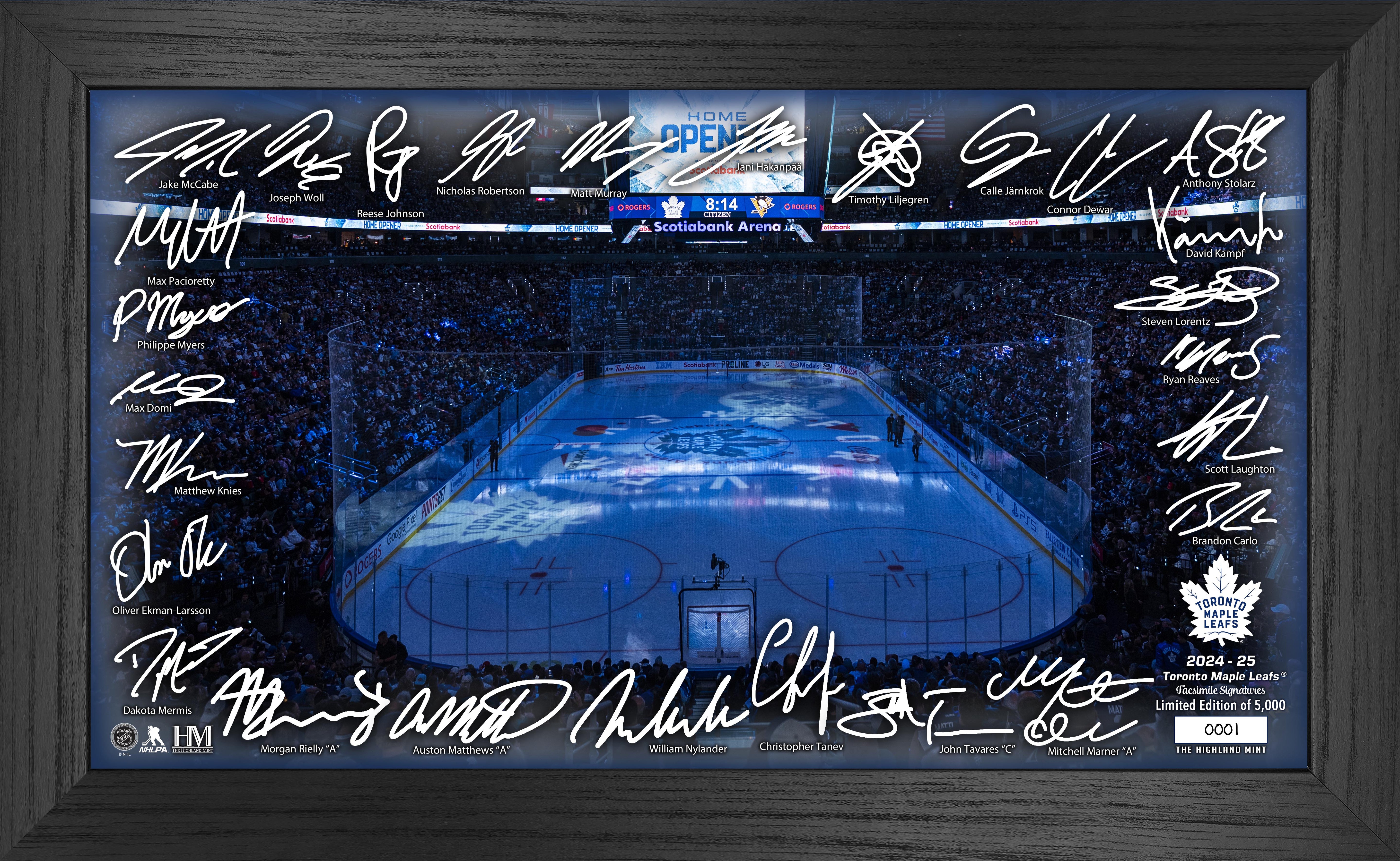 Toronto Maple Leafs 2024-25 Signature Rink