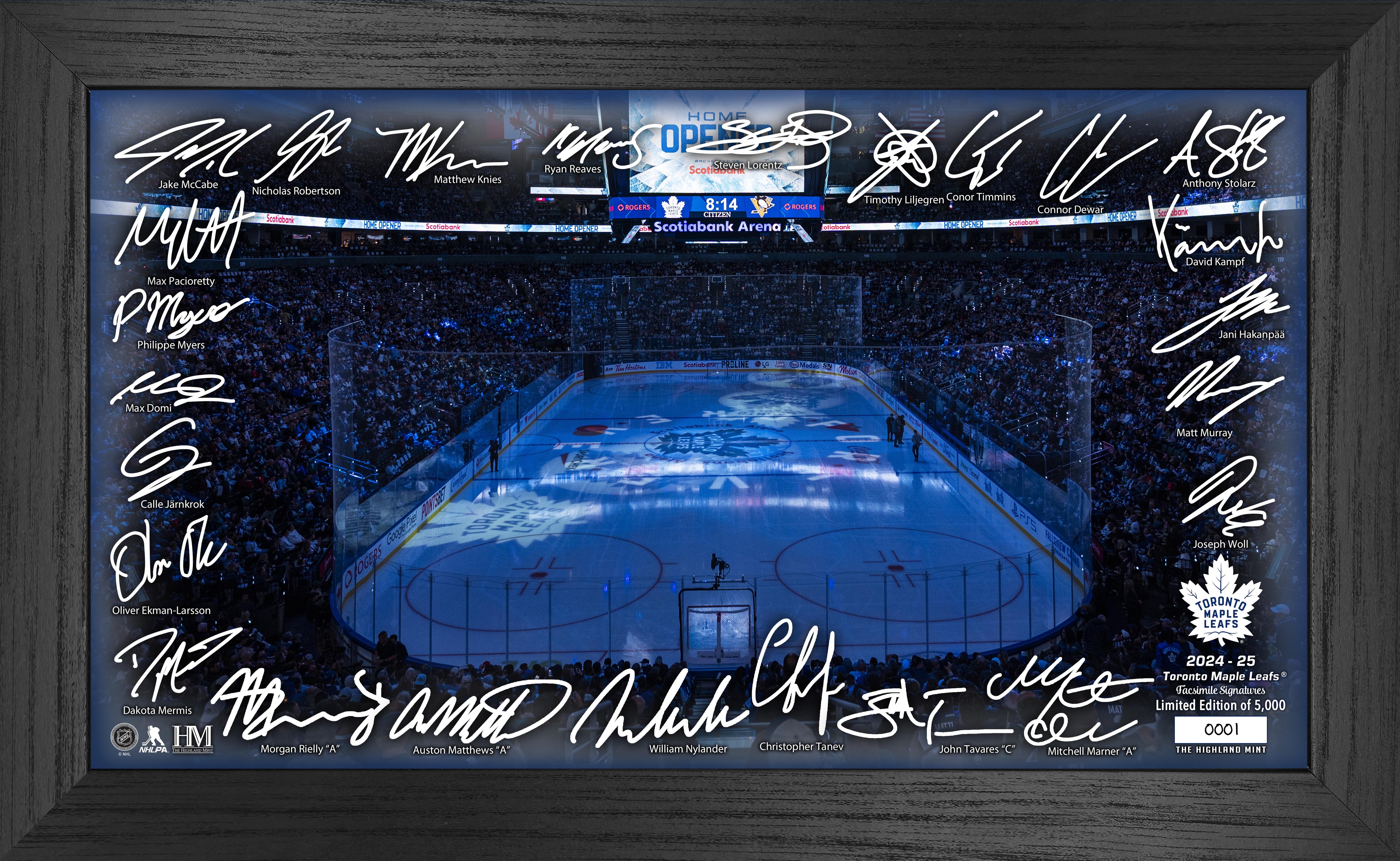 Toronto Maple Leafs 2024-25 Signature Rink