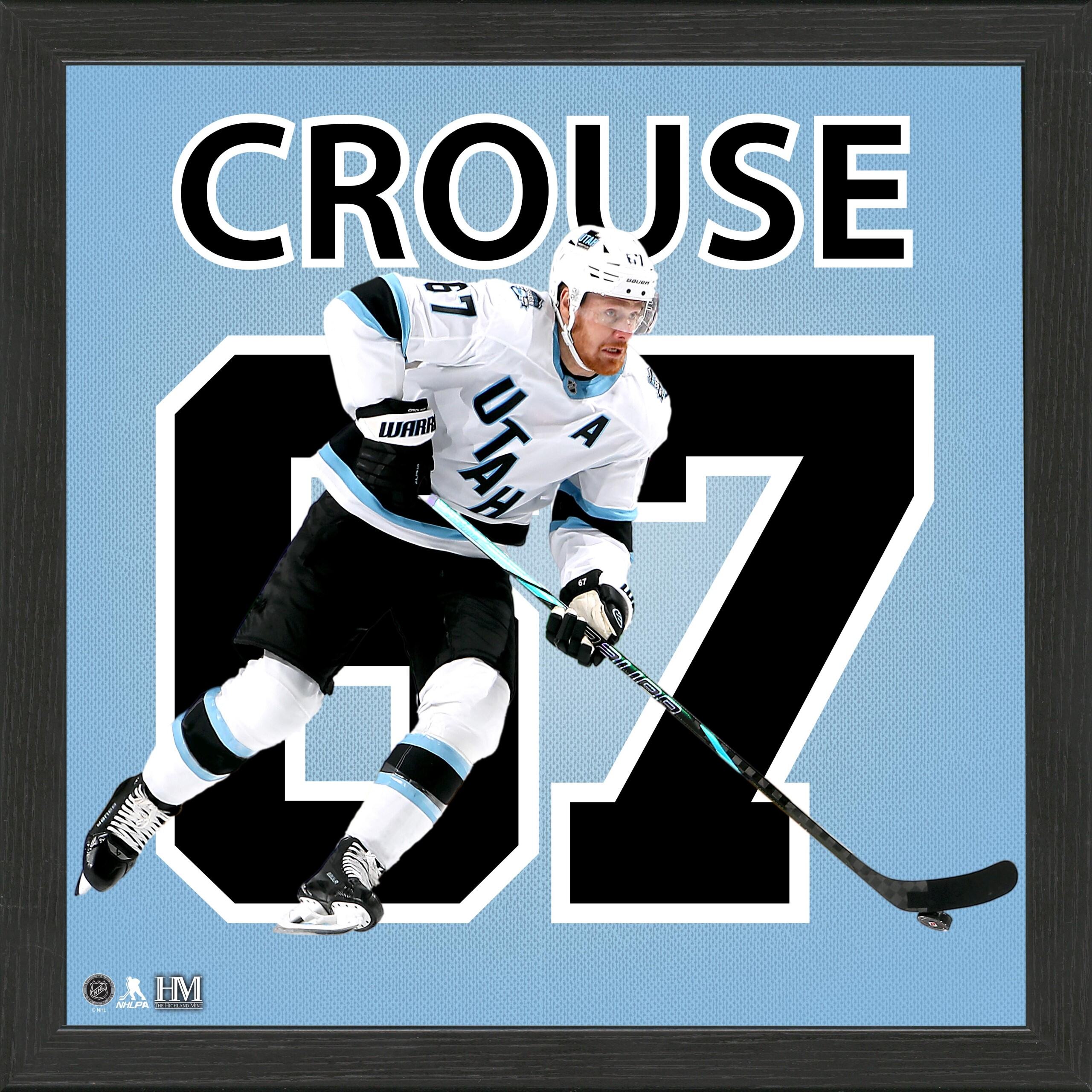 Lawson Crouse Utah Hockey Club Impact Jersey Frame