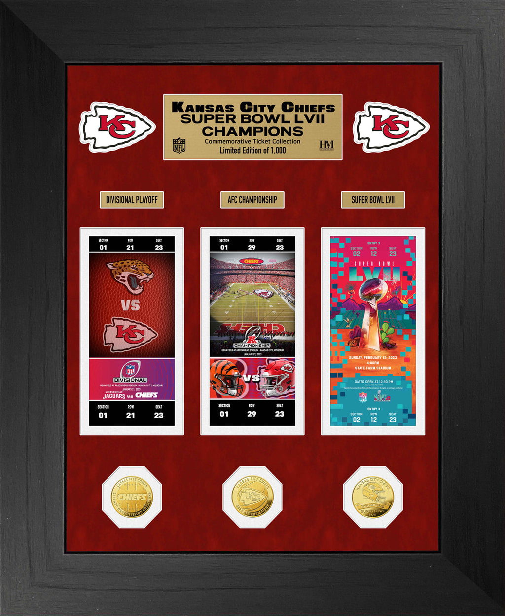 Road To Super Bowl LVII (57) Championship Ticket Collection