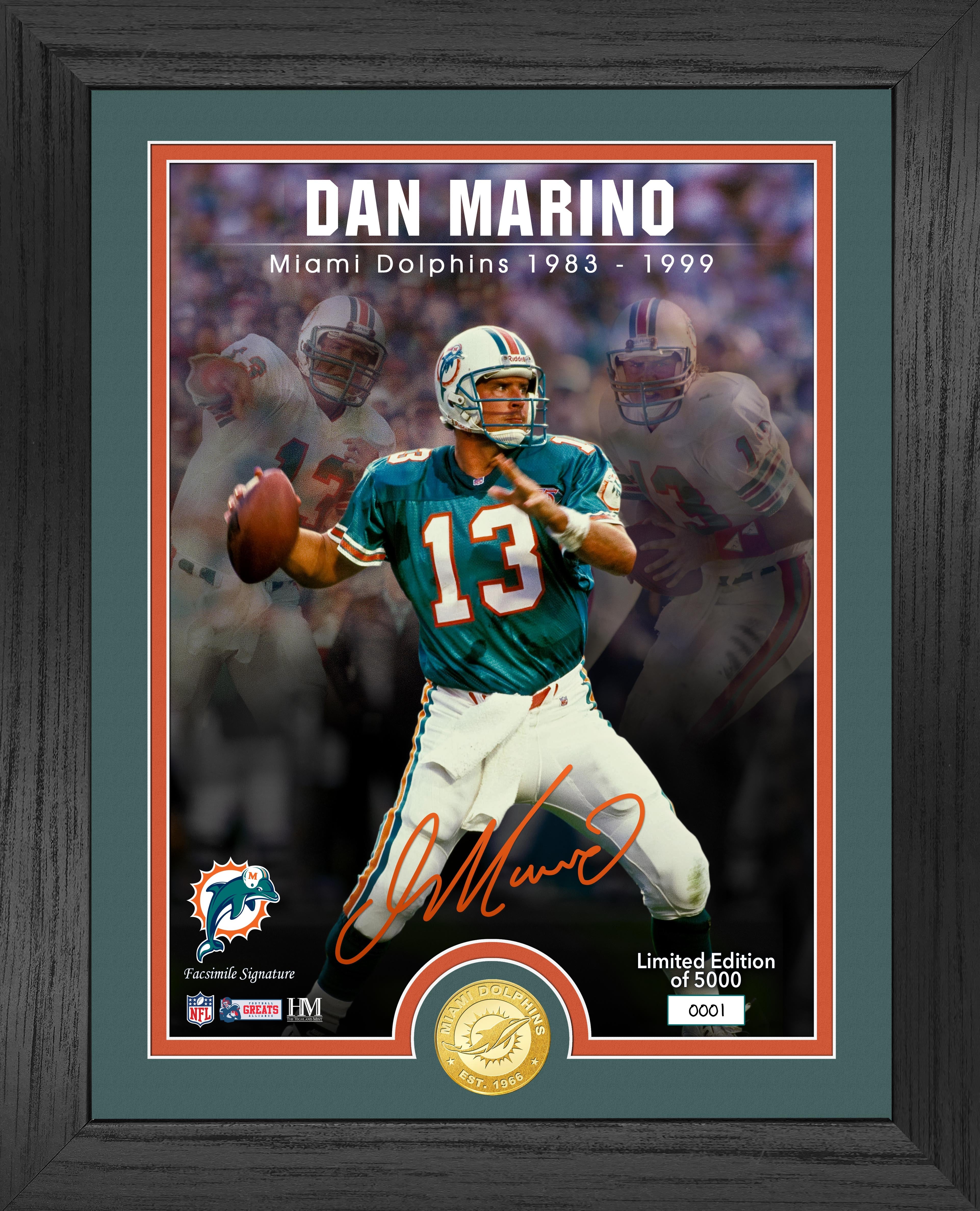 Dan Marino shops Bronze Highland Mint Card!