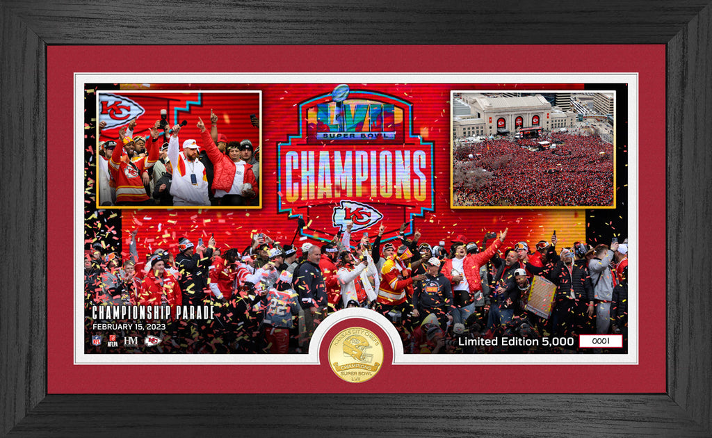 Highland Mint Road to the Super Bowl LVII Championship Kansas City Chiefs  Bronze Coin and Ticket Collection