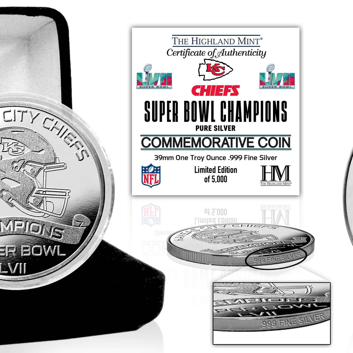Carolina Hurricanes Highland Mint 2022 Metropolitan Division Champions  Silver Mint Coin